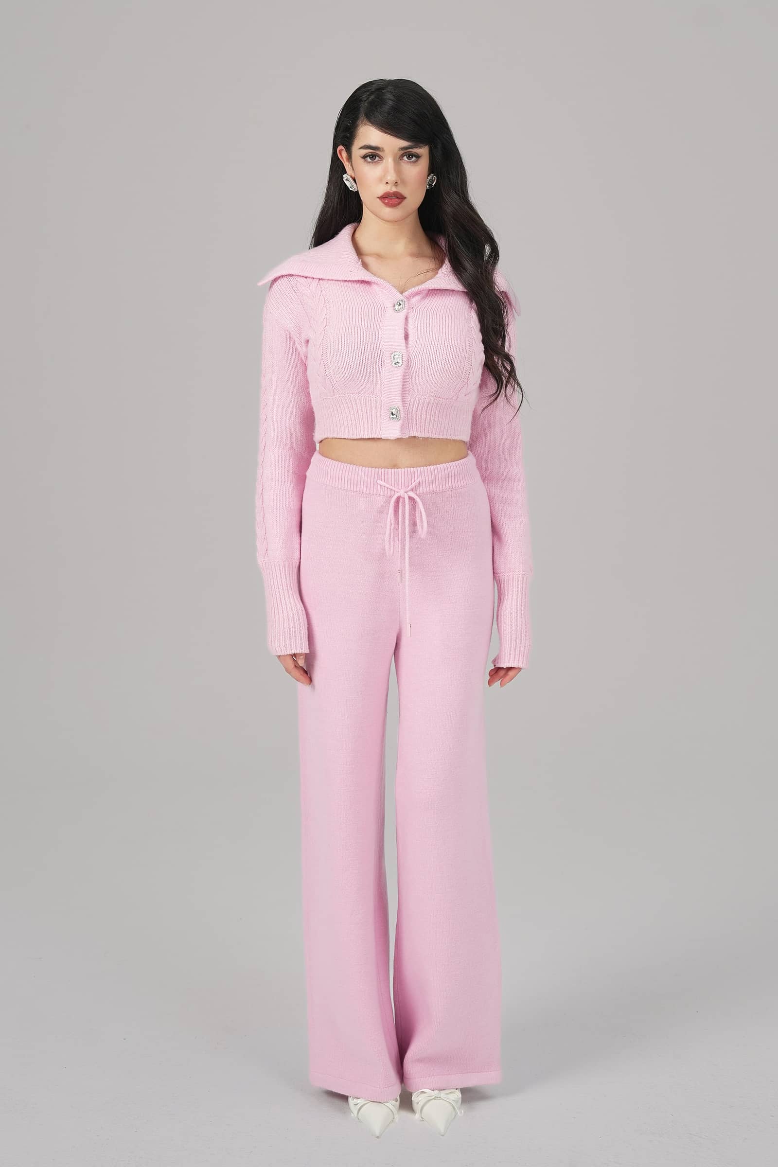 Addison Pants (Pink) made by Nana Jacqueline