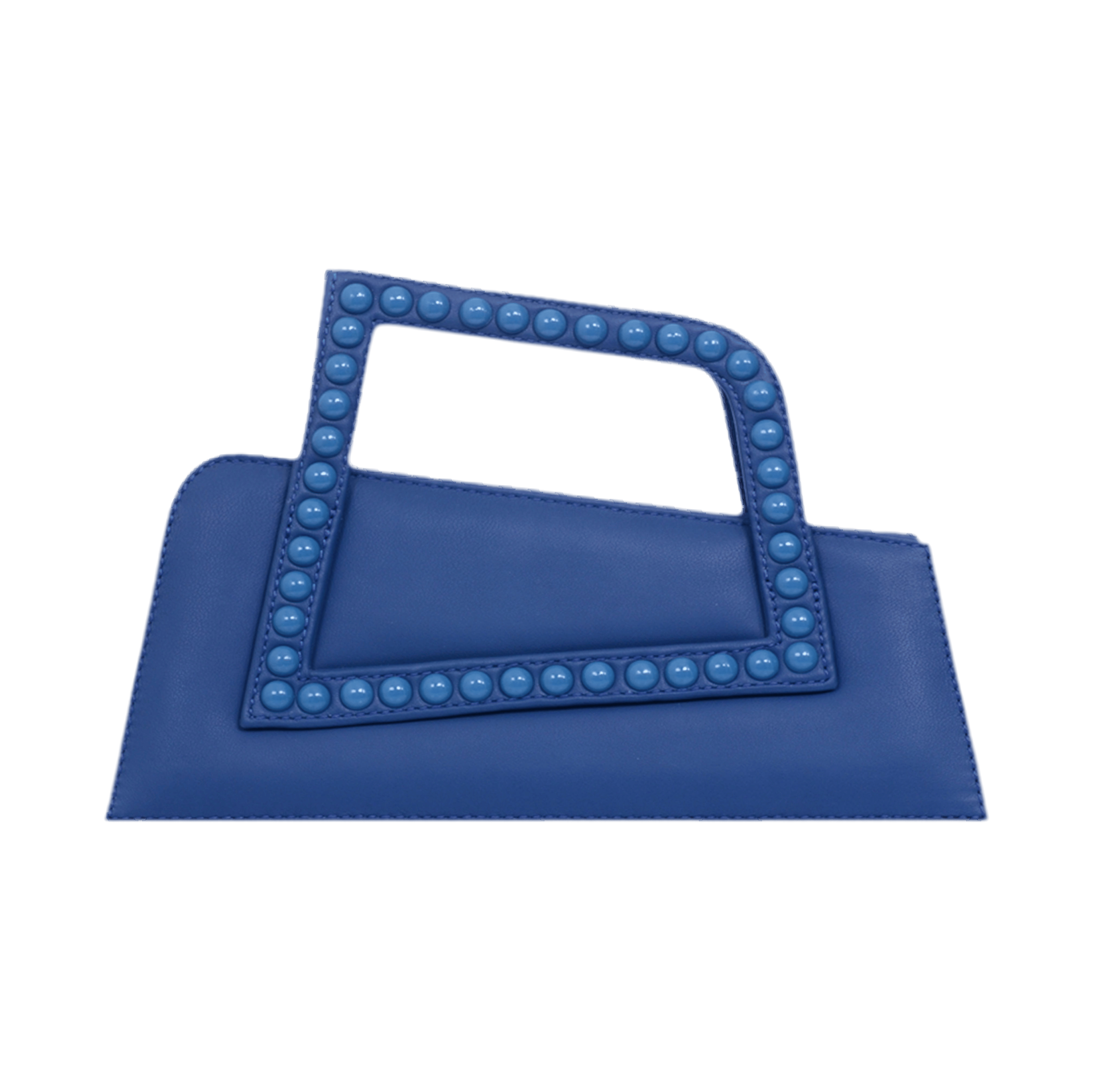 Jalila - Navy Blue - Top Handle Bag made by ALIEL