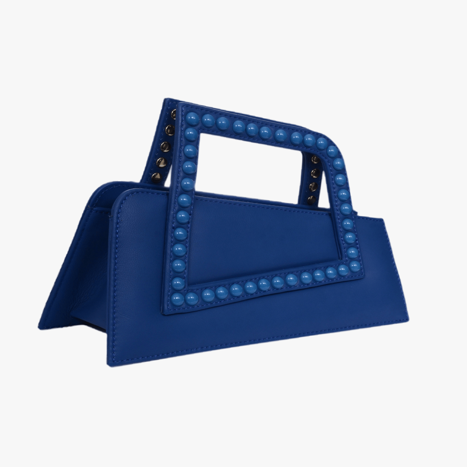 Jalila - Navy Blue - Top Handle Bag made by ALIEL