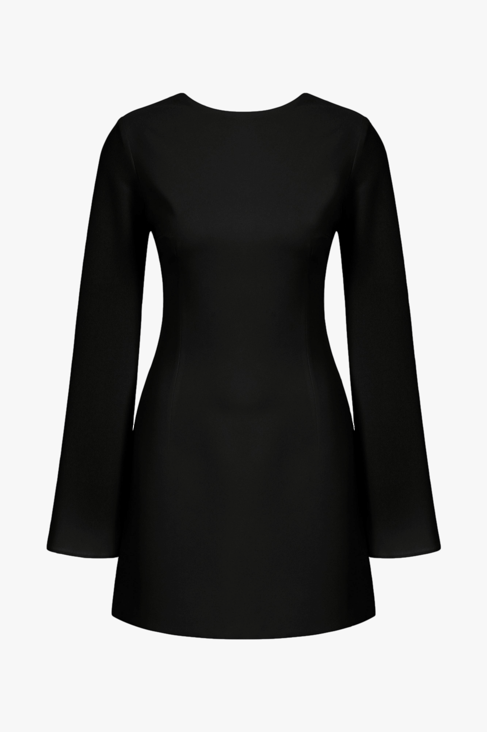 Ira Dress in Black in Black made by Nazli Ceren