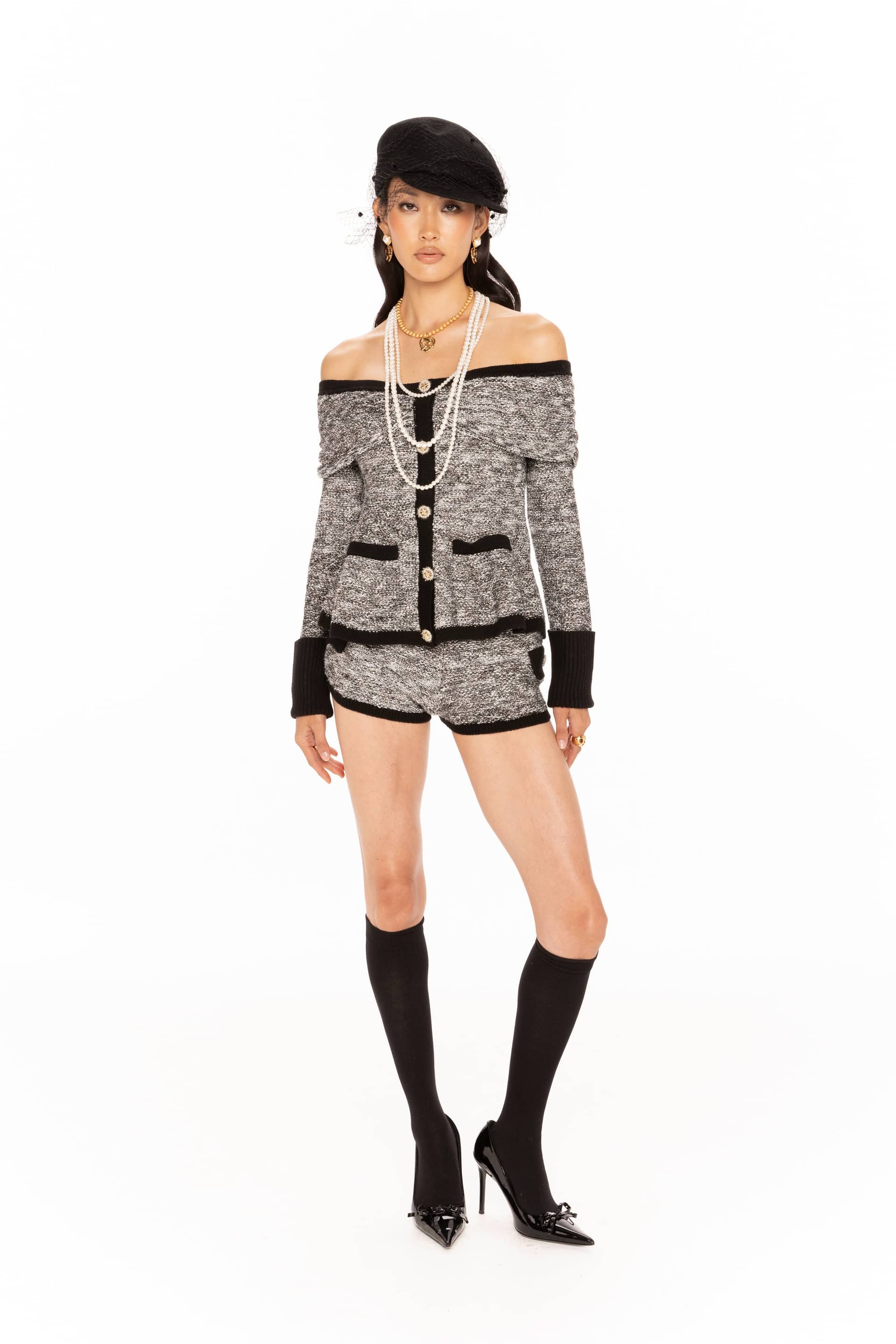 Genevieve Knit Shorts made by Nana Jacqueline