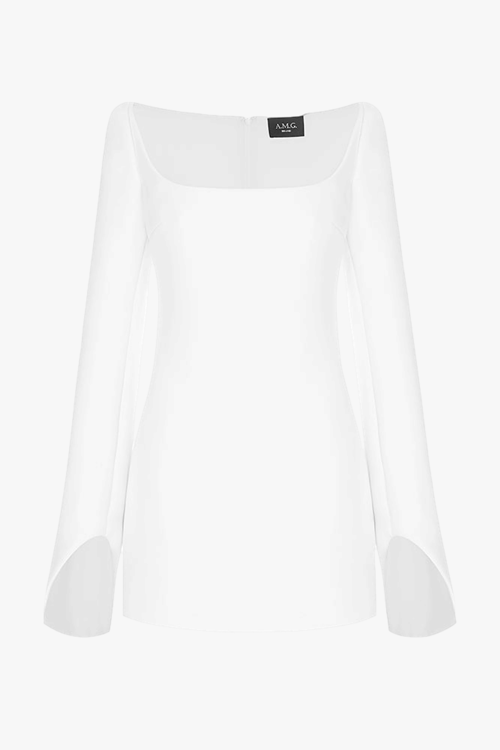 White Mini Dress made by A.M.G