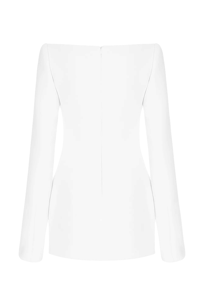 White Mini Dress made by A.M.G