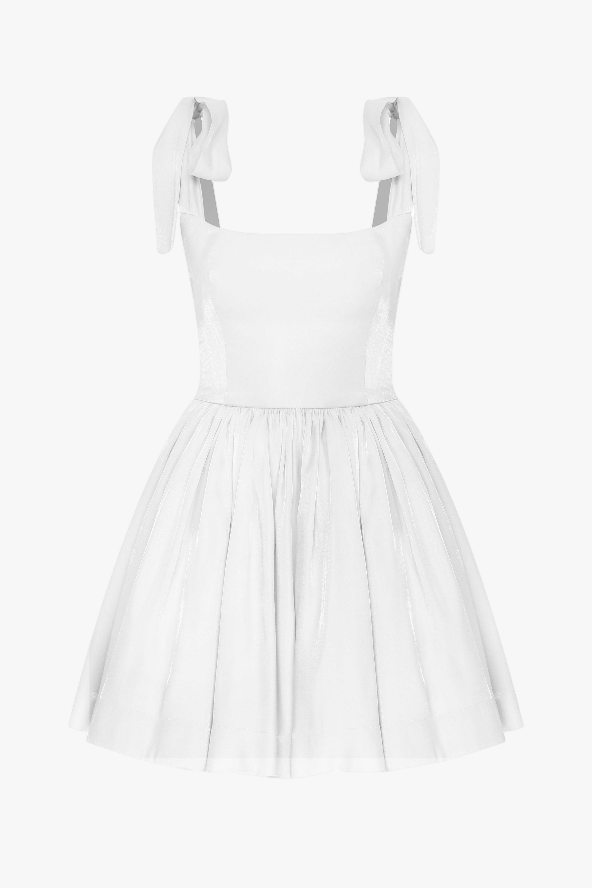 Sibby Dress in White in White made by Nazli Ceren