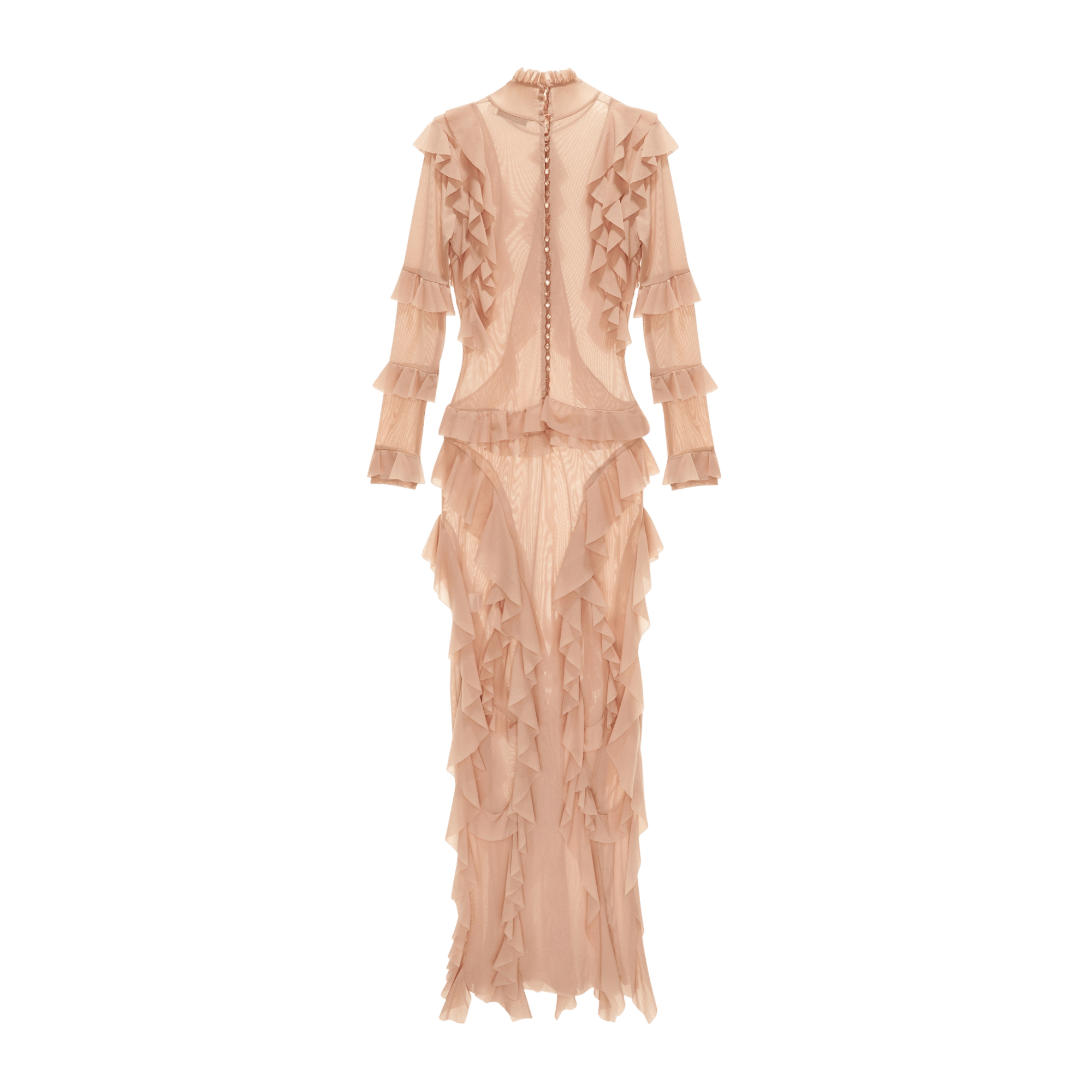 Long Sheer Dress made by YAVORSKA