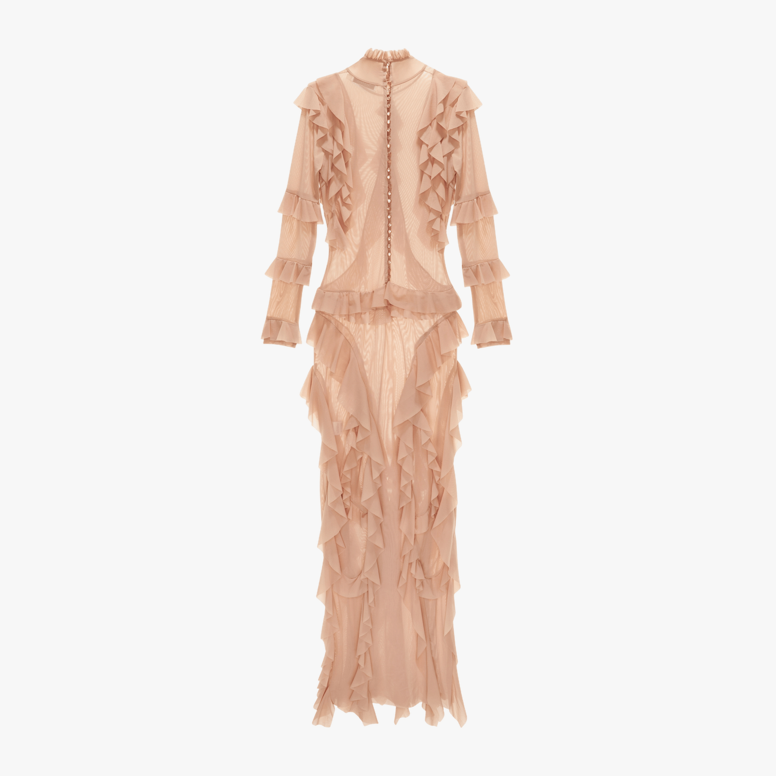 Long Sheer Dress made by YAVORSKA