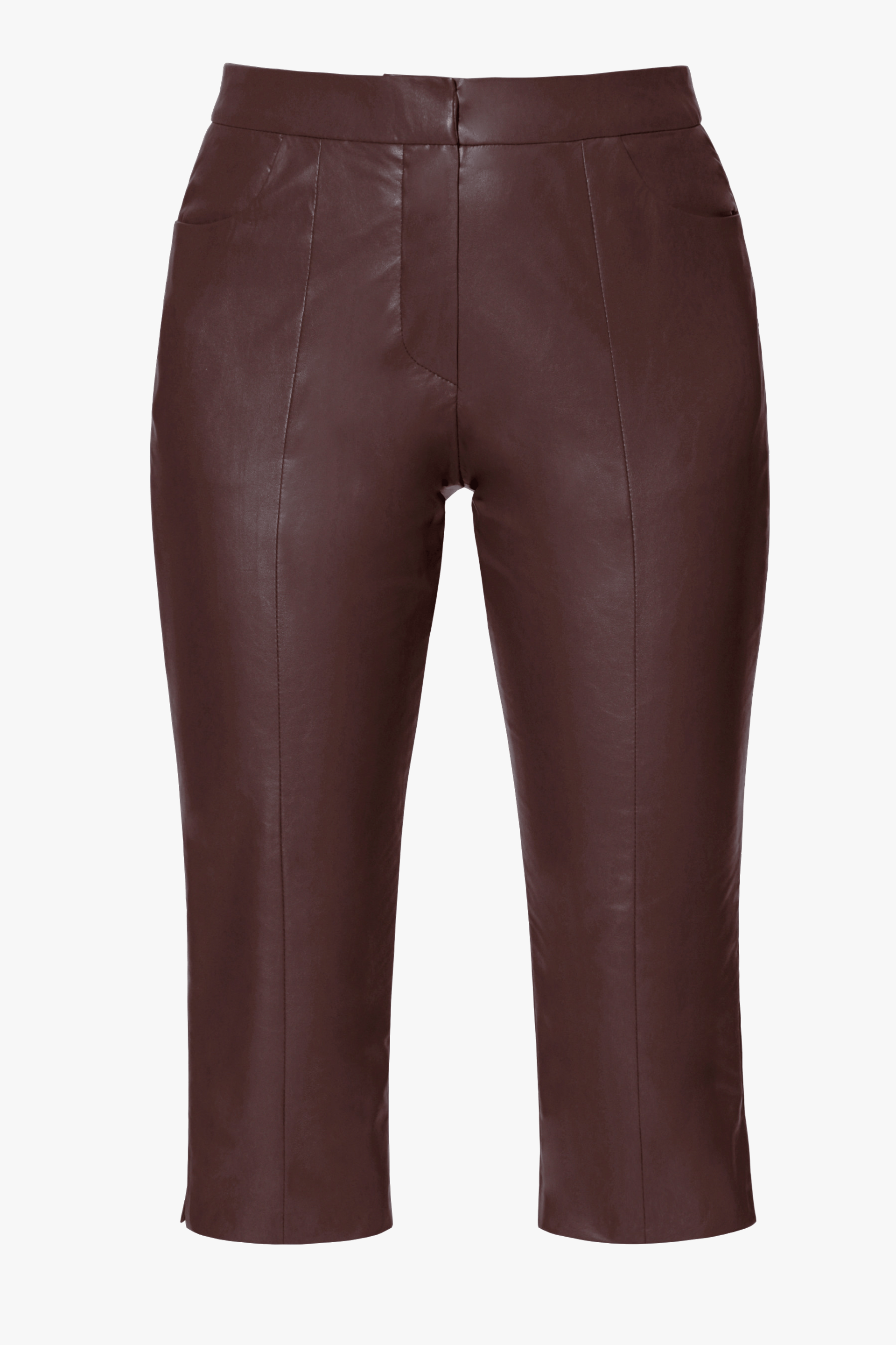 Pants Capri Dakota Chocolate Brown made by HALEWSKI