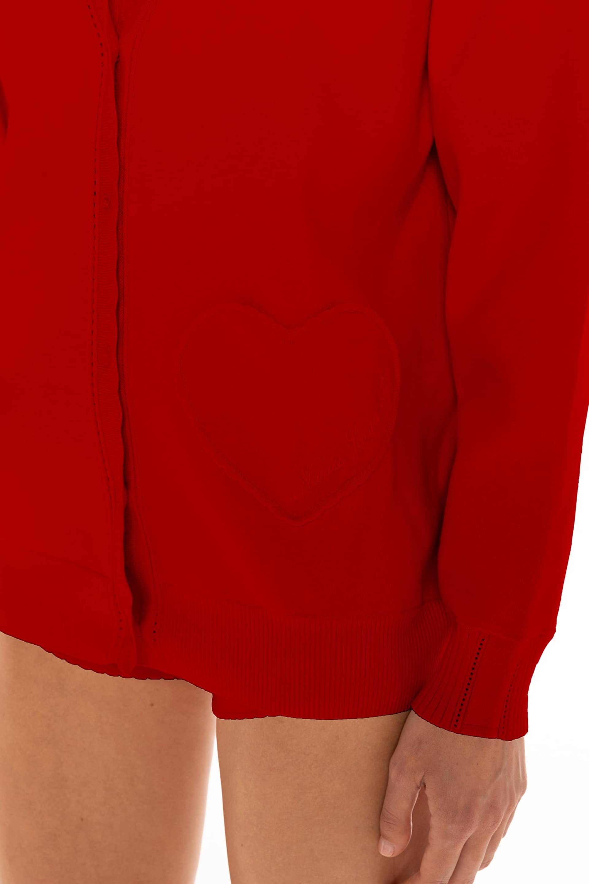 Carrie Cardigan (Red) made by Nana Jacqueline