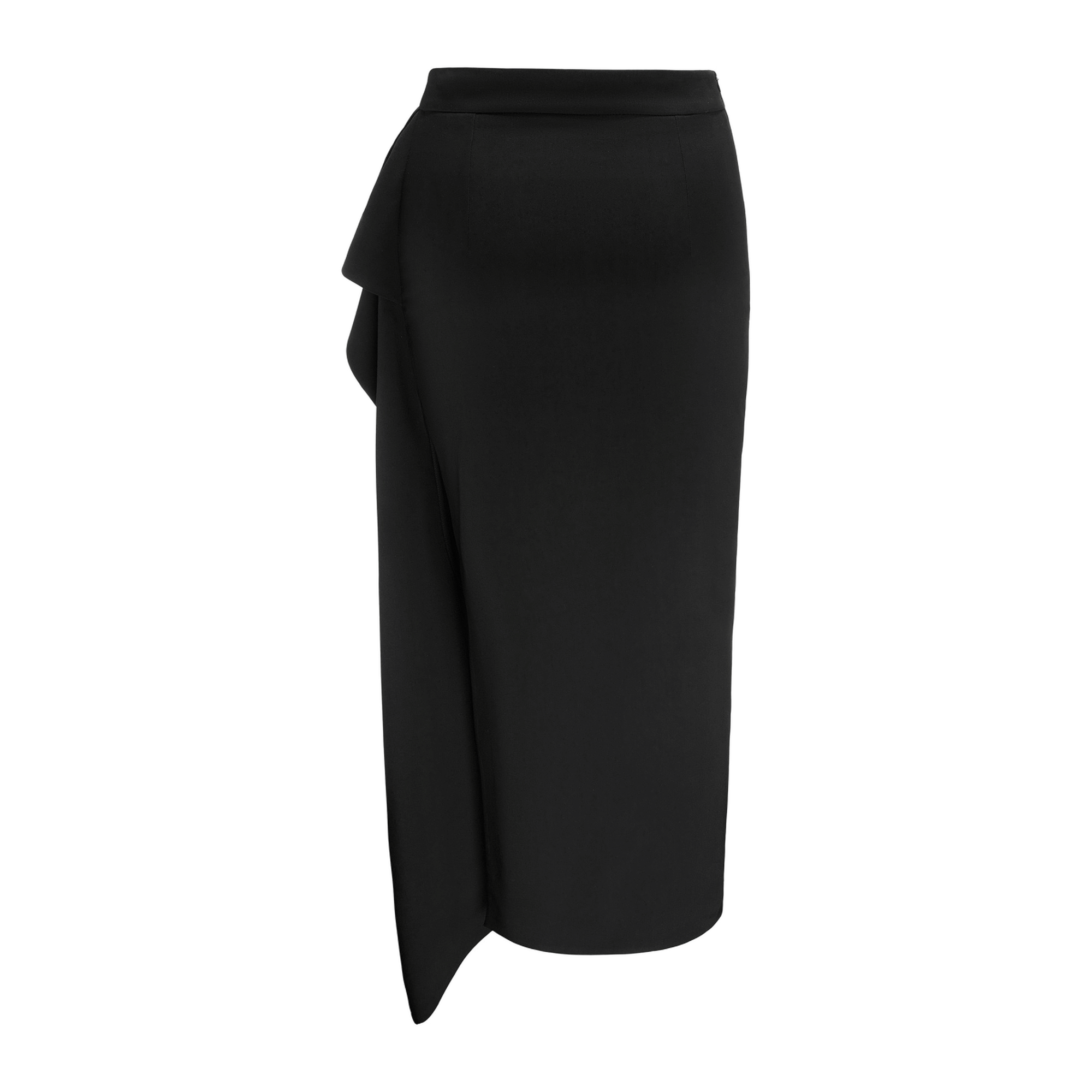 Maxi Skirt With Updo In Black made by YAVORSKA