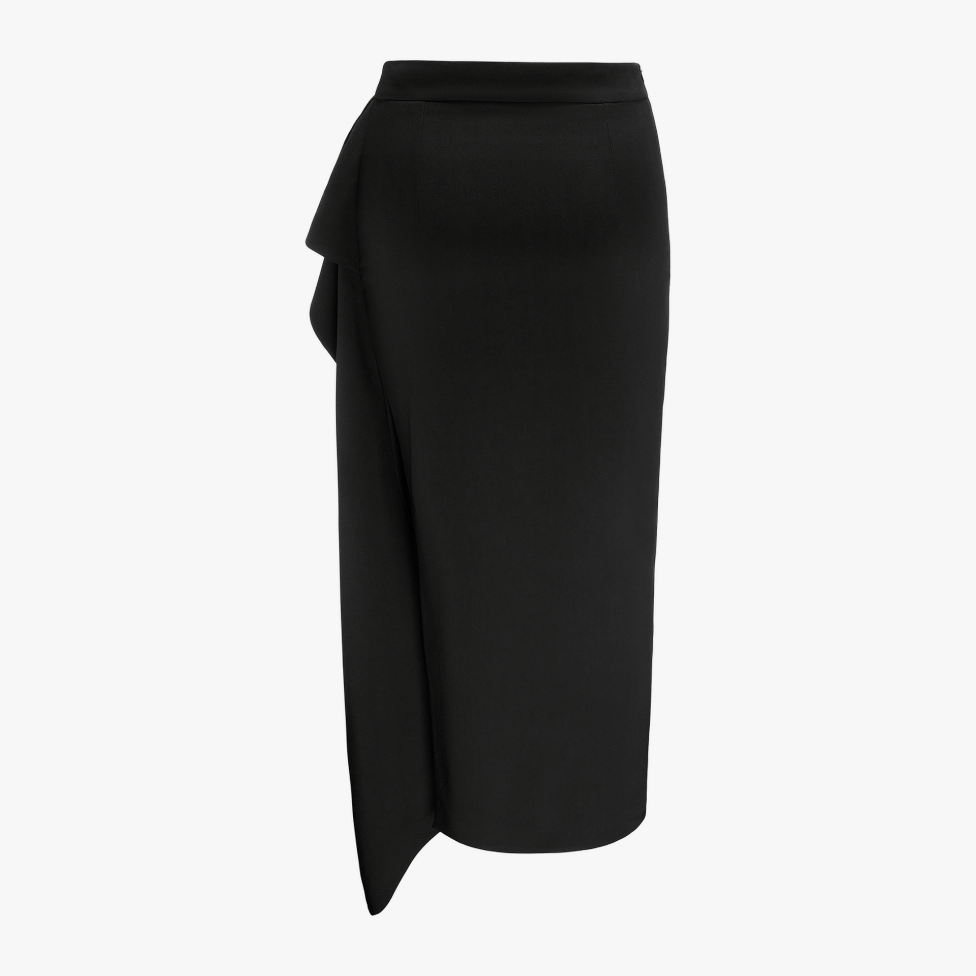 Maxi Skirt With Updo In Black made by YAVORSKA