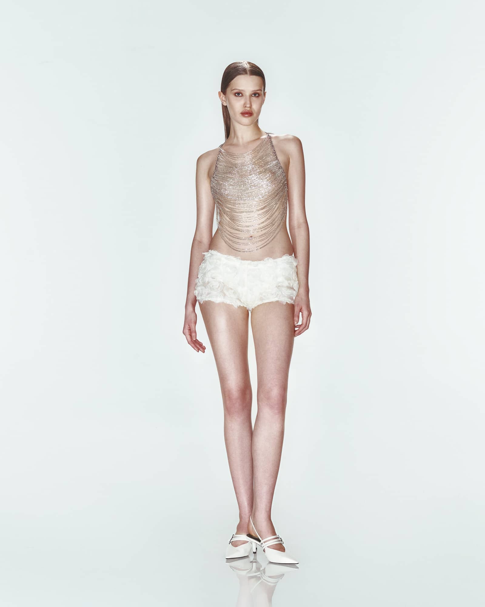 TEMPT ME TENDER BEADED TOP made by Khela