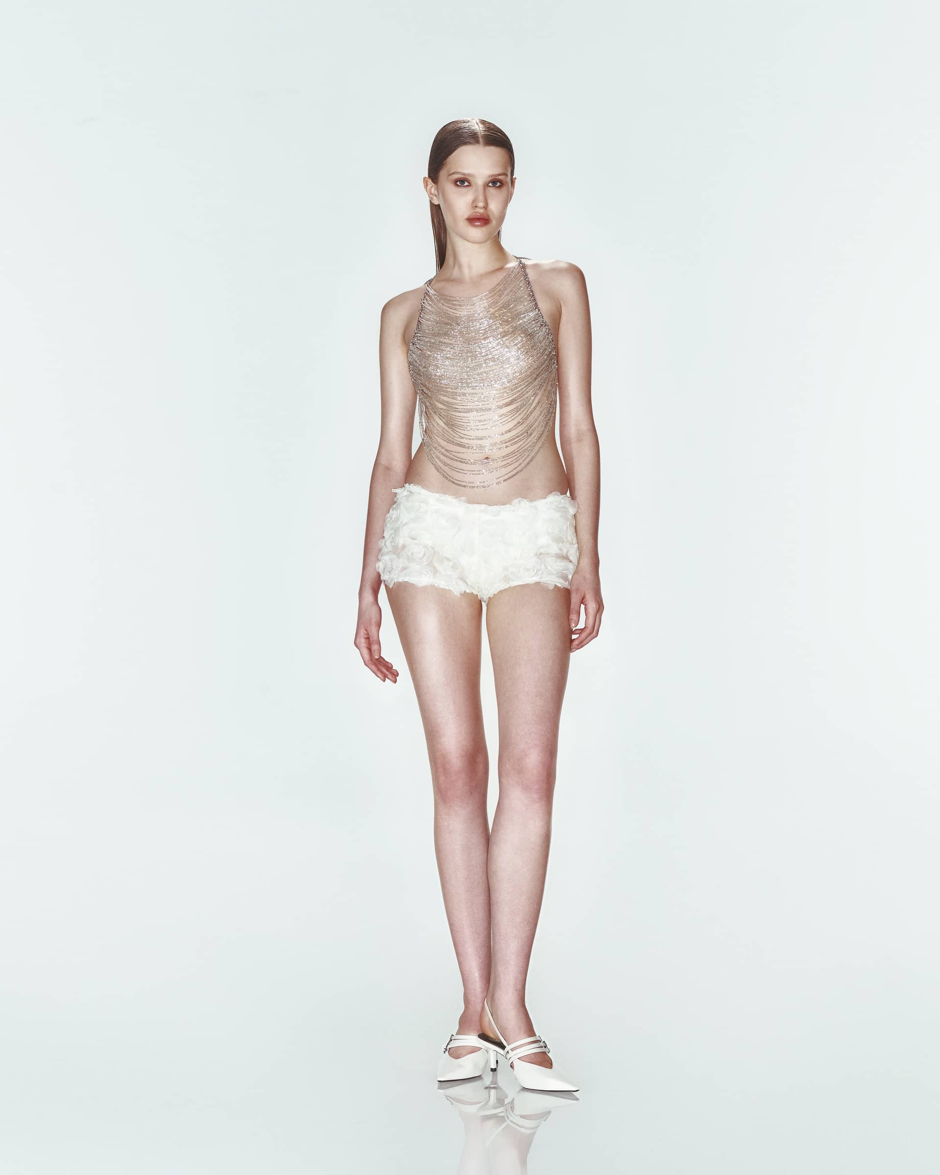 TEMPT ME TENDER BEADED TOP made by Khela