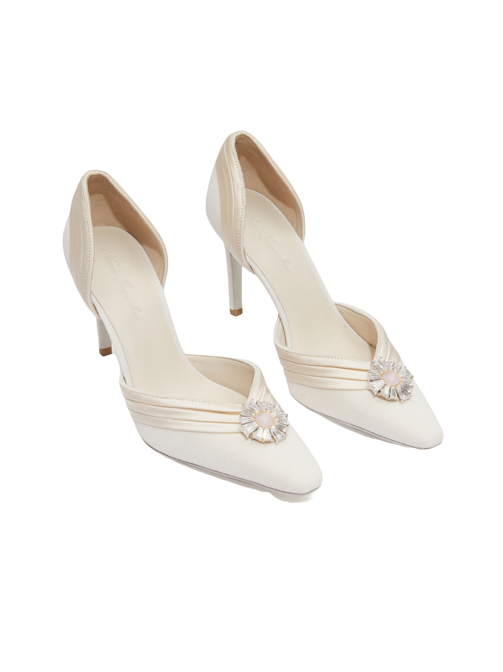 Diana Diamond Heels (White) (Final Sale) in White made by Nana Jacqueline