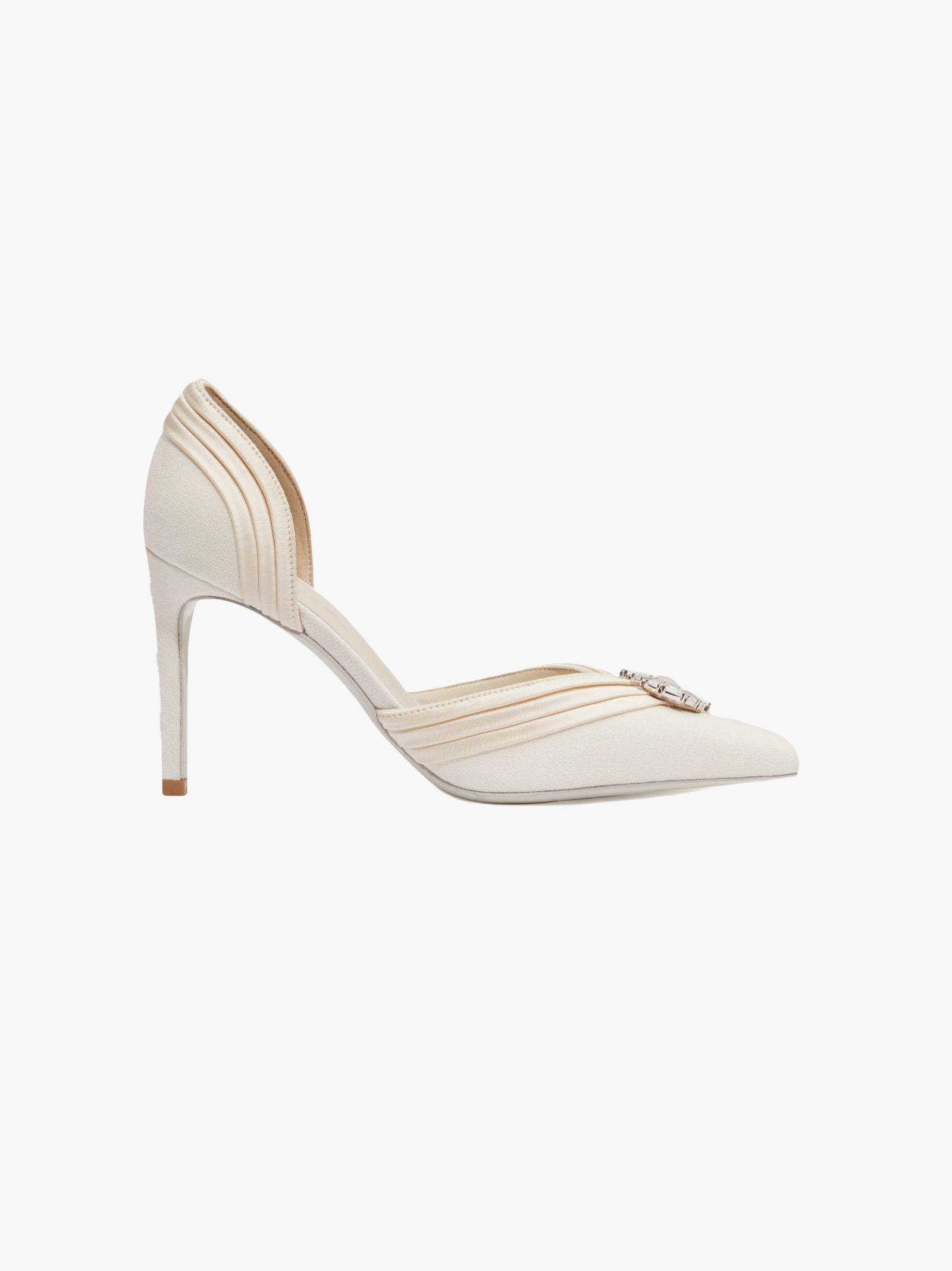 Diana Diamond Heels (White) (Final Sale) in White made by Nana Jacqueline