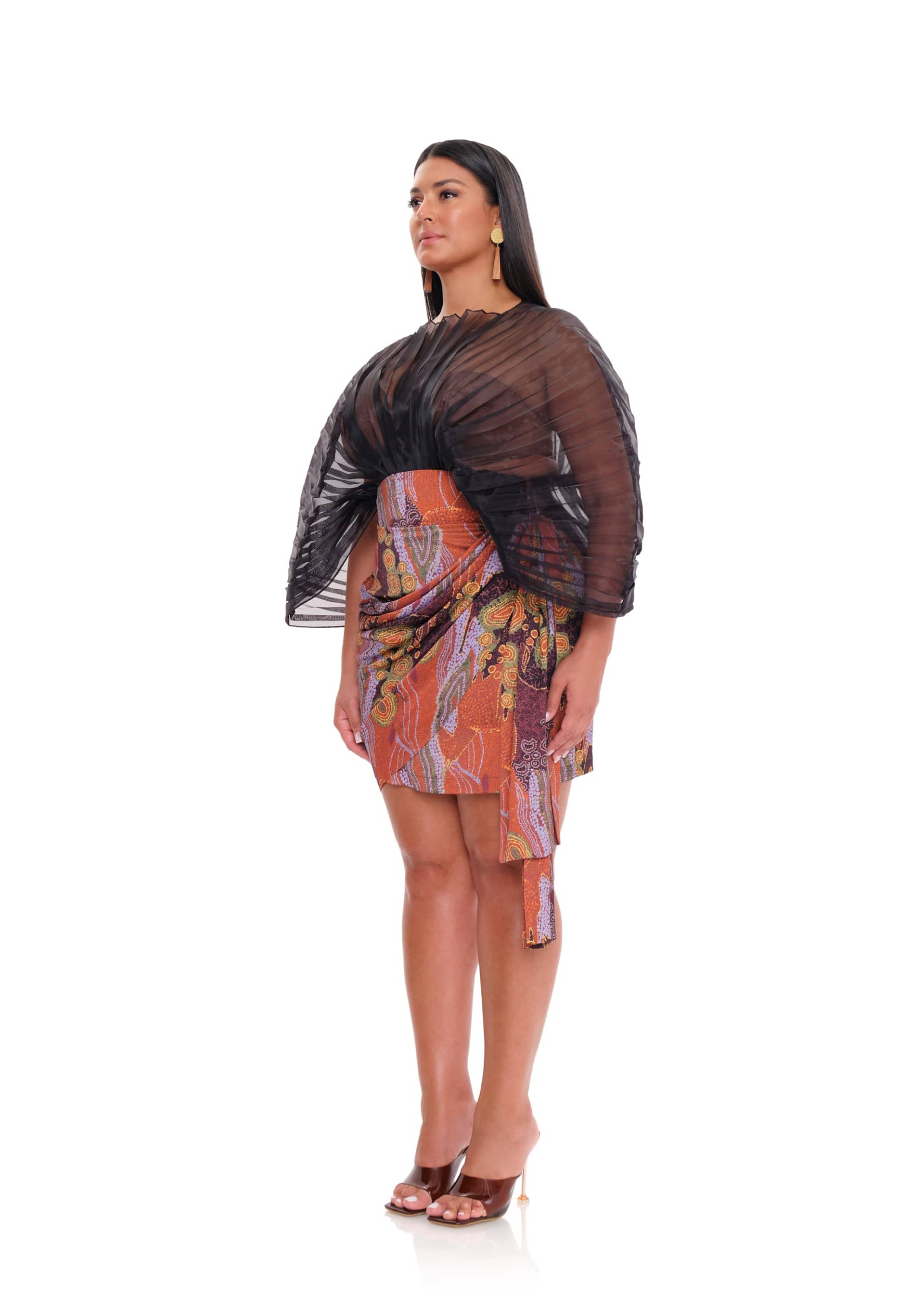 SOMBRA BODYSUIT - ONYX made by Andrea Iyamah