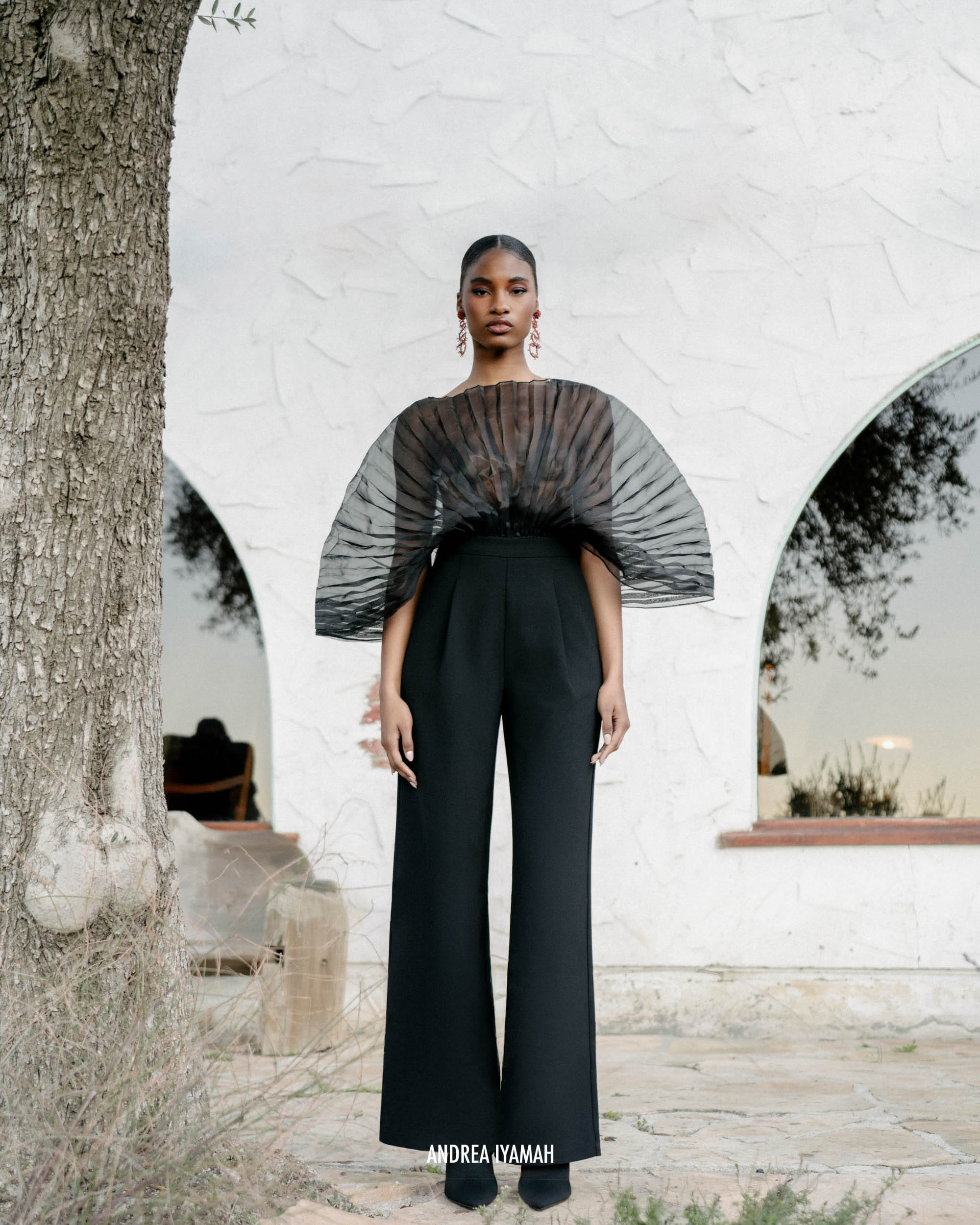 SOMBRA BODYSUIT - ONYX made by Andrea Iyamah