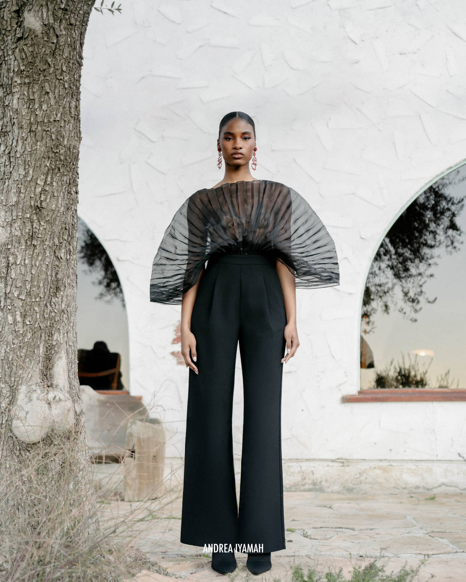 SOMBRA BODYSUIT - ONYX made by Andrea Iyamah