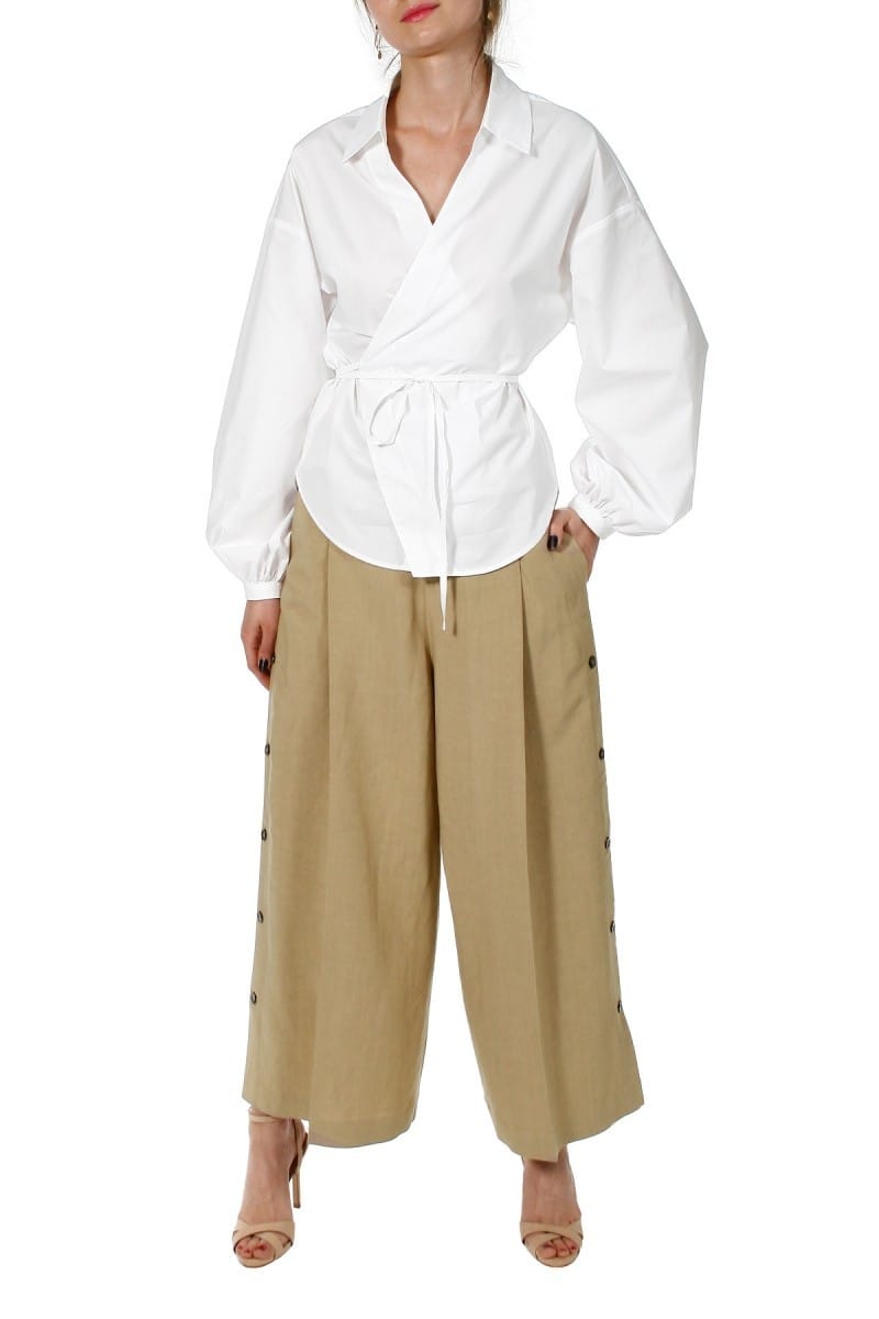 Shirt Laynie white made by HALEWSKI