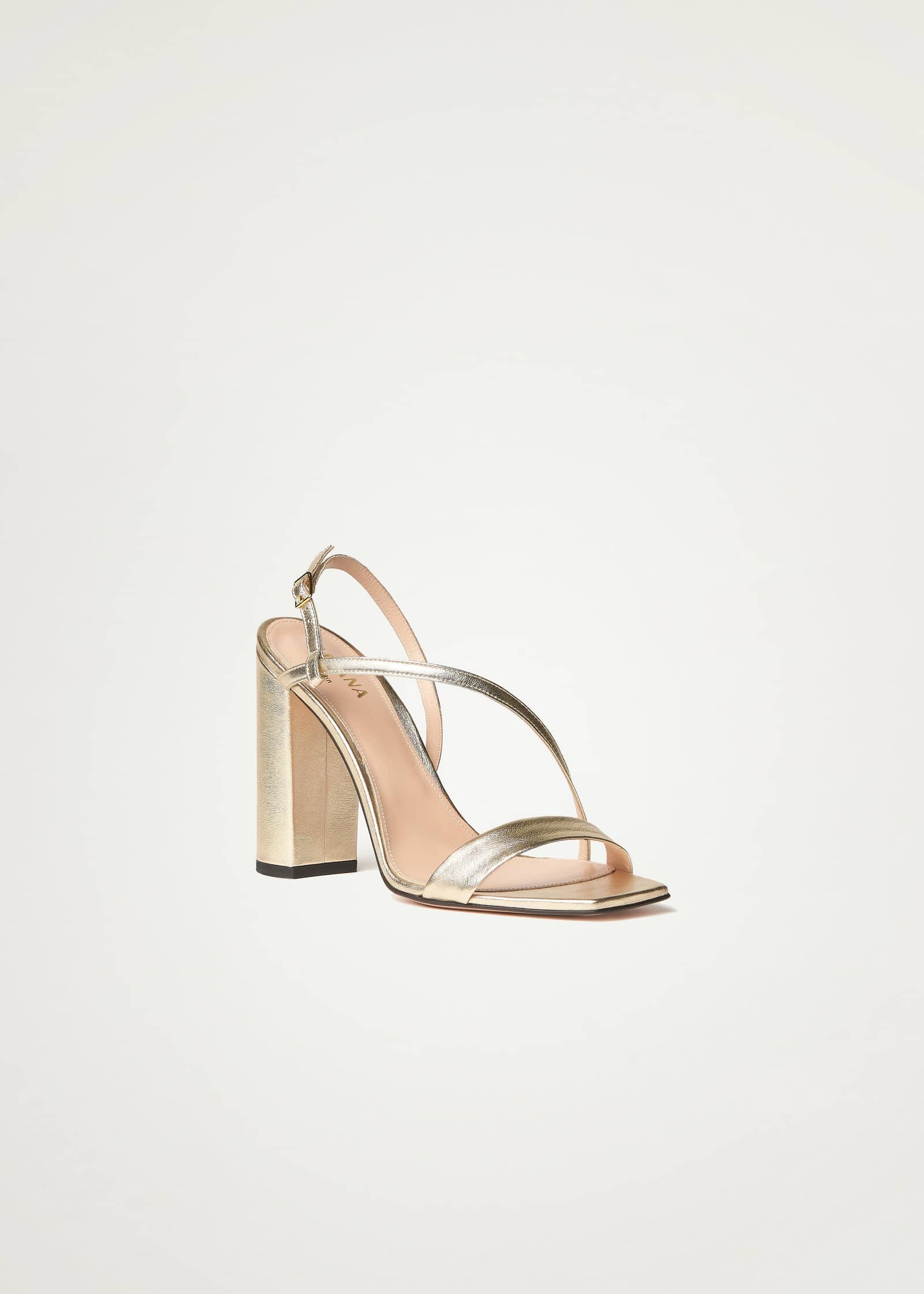 Kaia Sandals in Gold made by Miyana Berlin