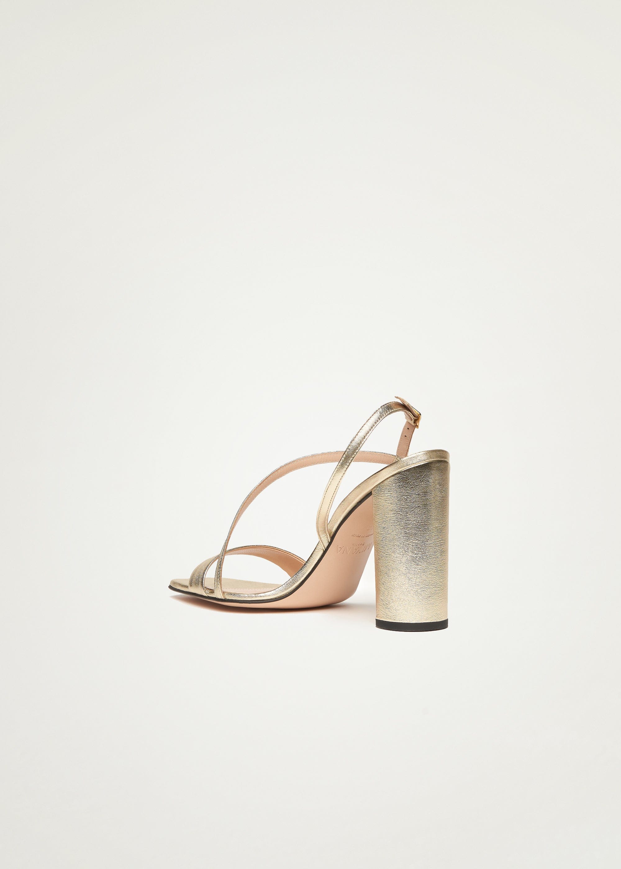 Kaia Sandals in Gold made by Miyana Berlin