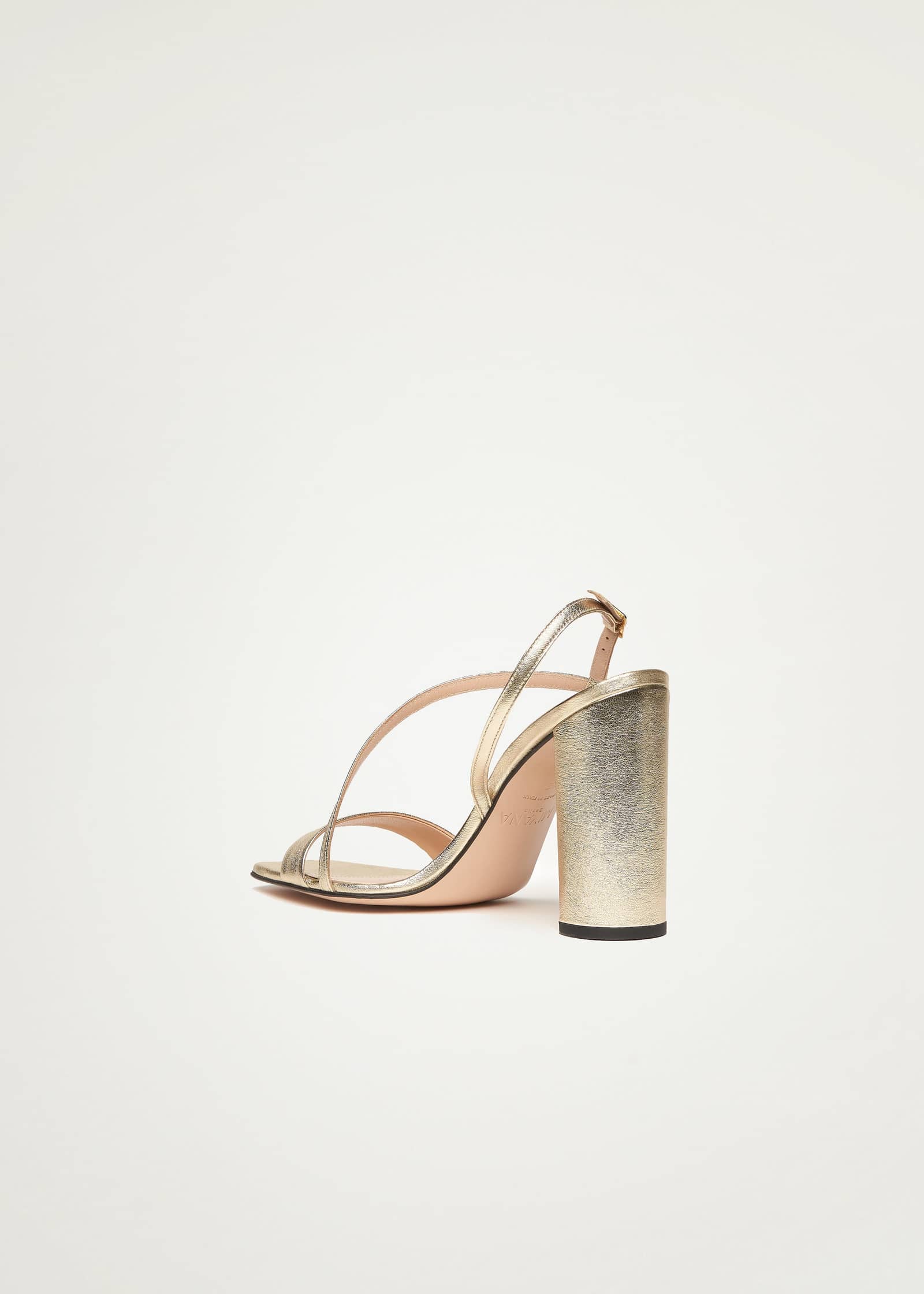 Kaia Sandals in Gold made by Miyana Berlin