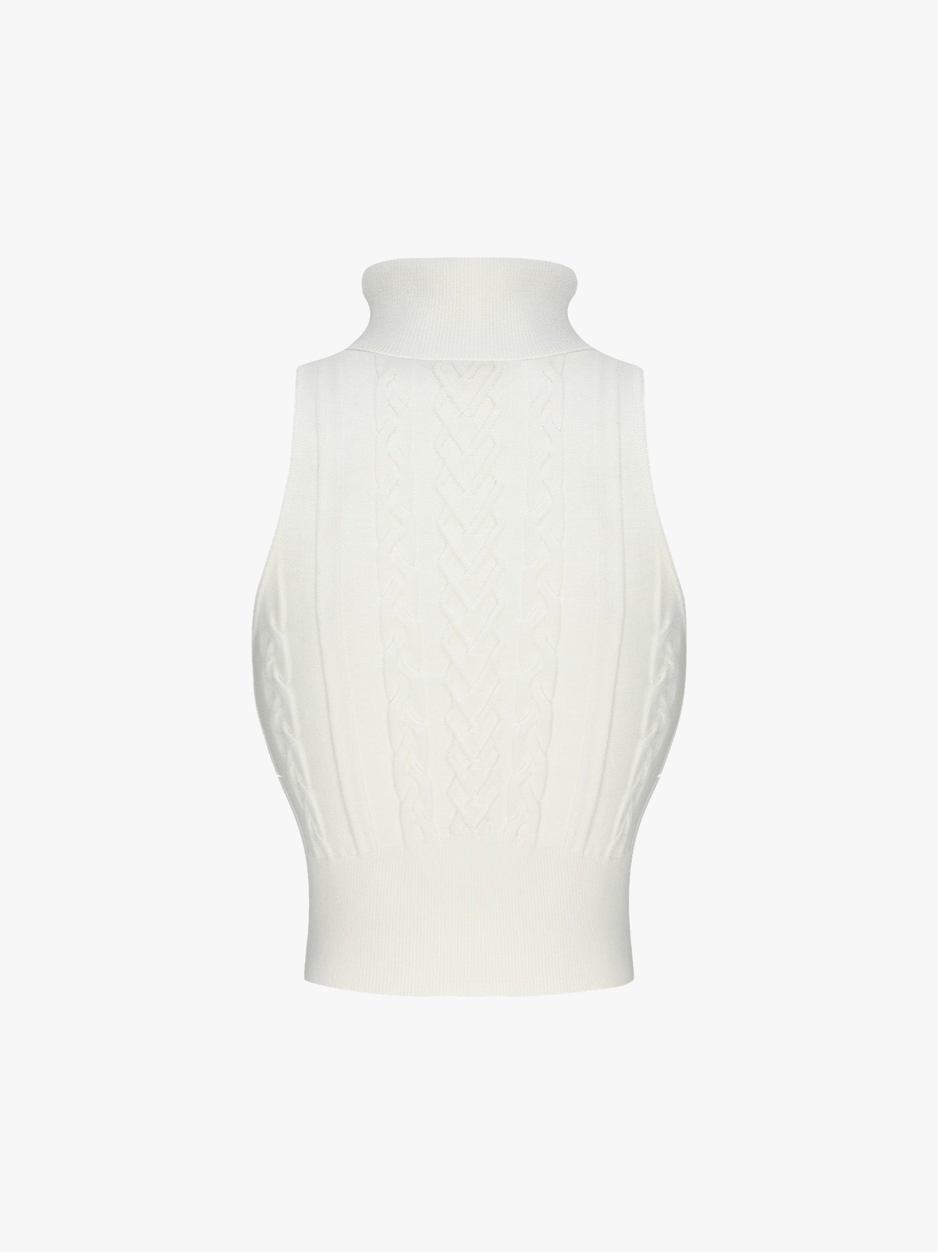 Janelle Knit Top (White) made by Nana Jacqueline