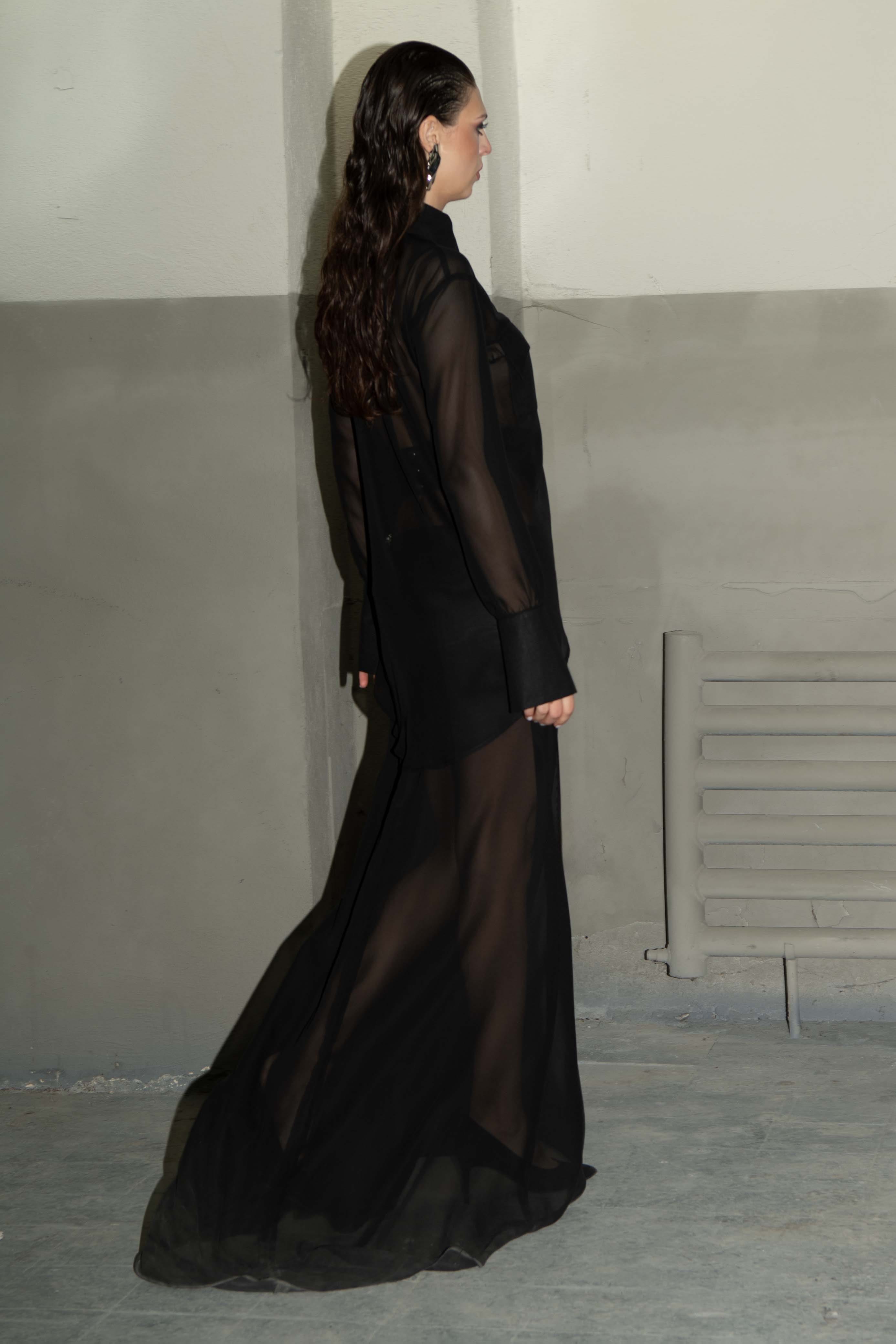 SHEER SHIRT made by Vestiaire d'un Oiseau Libre