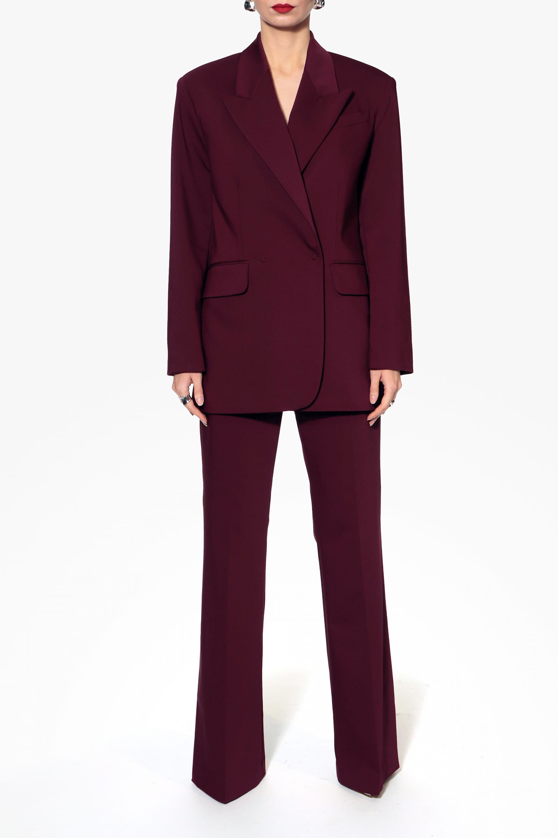 Blazer Blair Burgundy Wine made by HALEWSKI