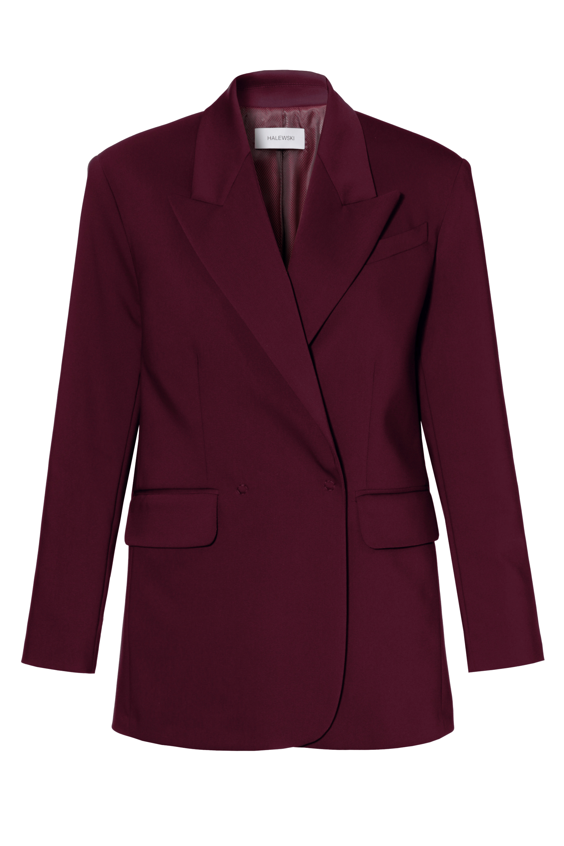 Blazer Blair Burgundy Wine made by HALEWSKI