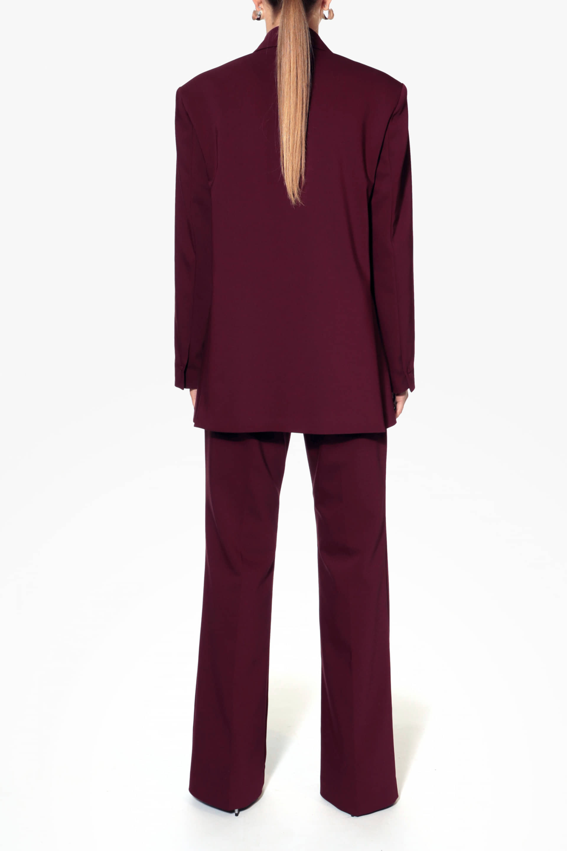 Blazer Blair Burgundy Wine made by HALEWSKI