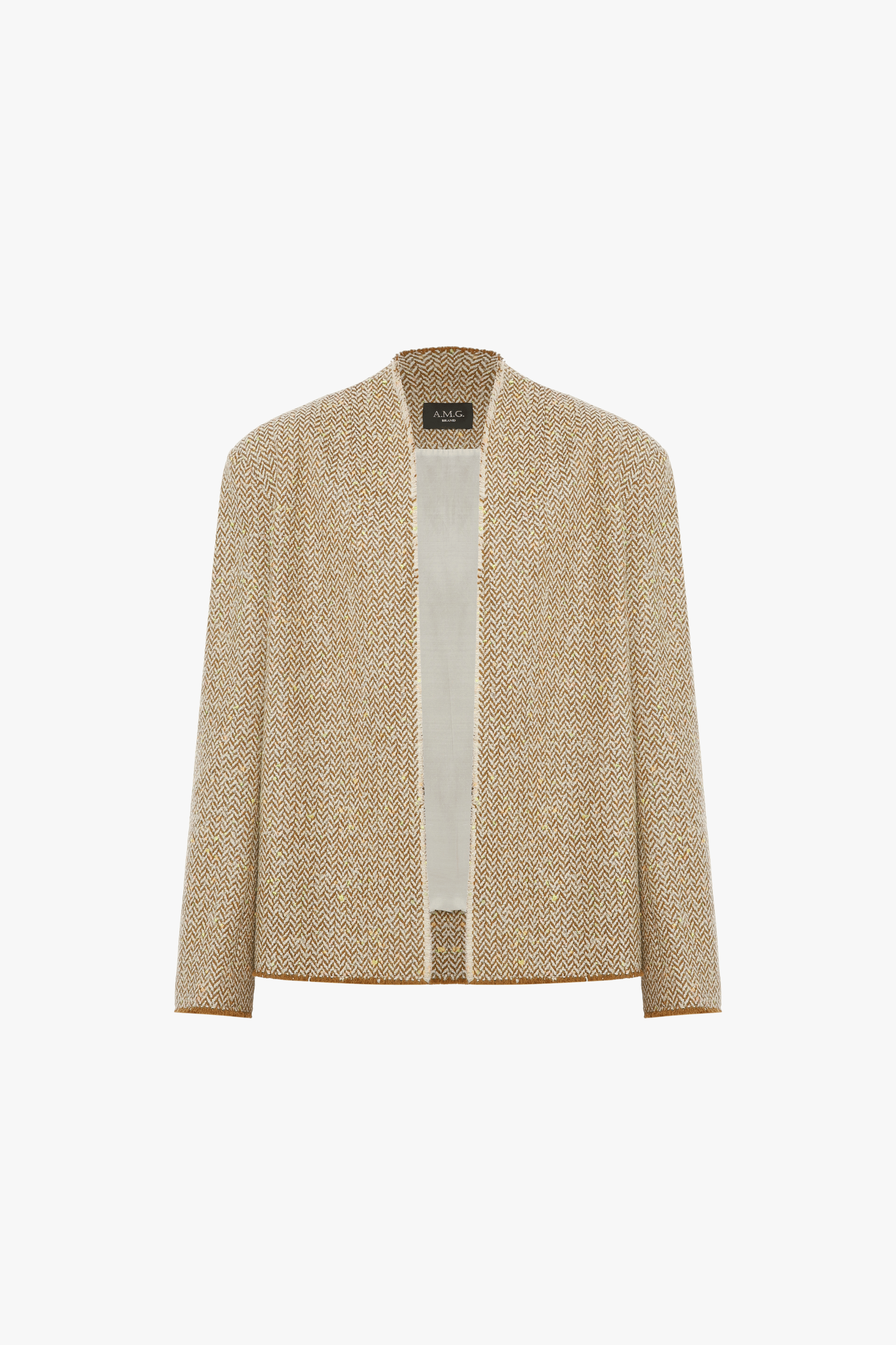 Cotton open cut jacket made by A.M.G