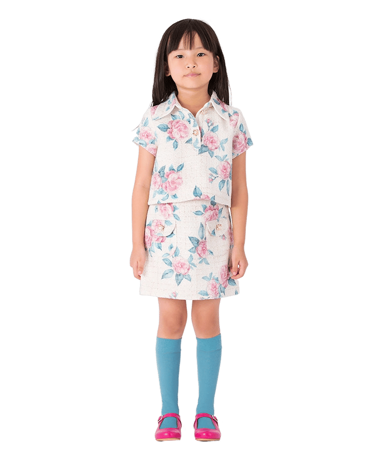 Tweed Pearl Girls Outfit | 2 Pieces made by Mama Luma