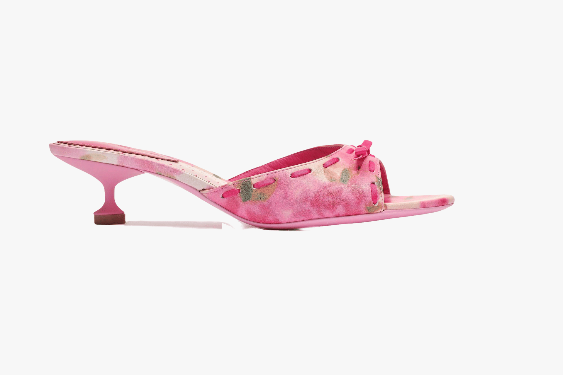 Paulina Bow Heels (Rose) (Final Sale) in Pink made by Nana Jacqueline