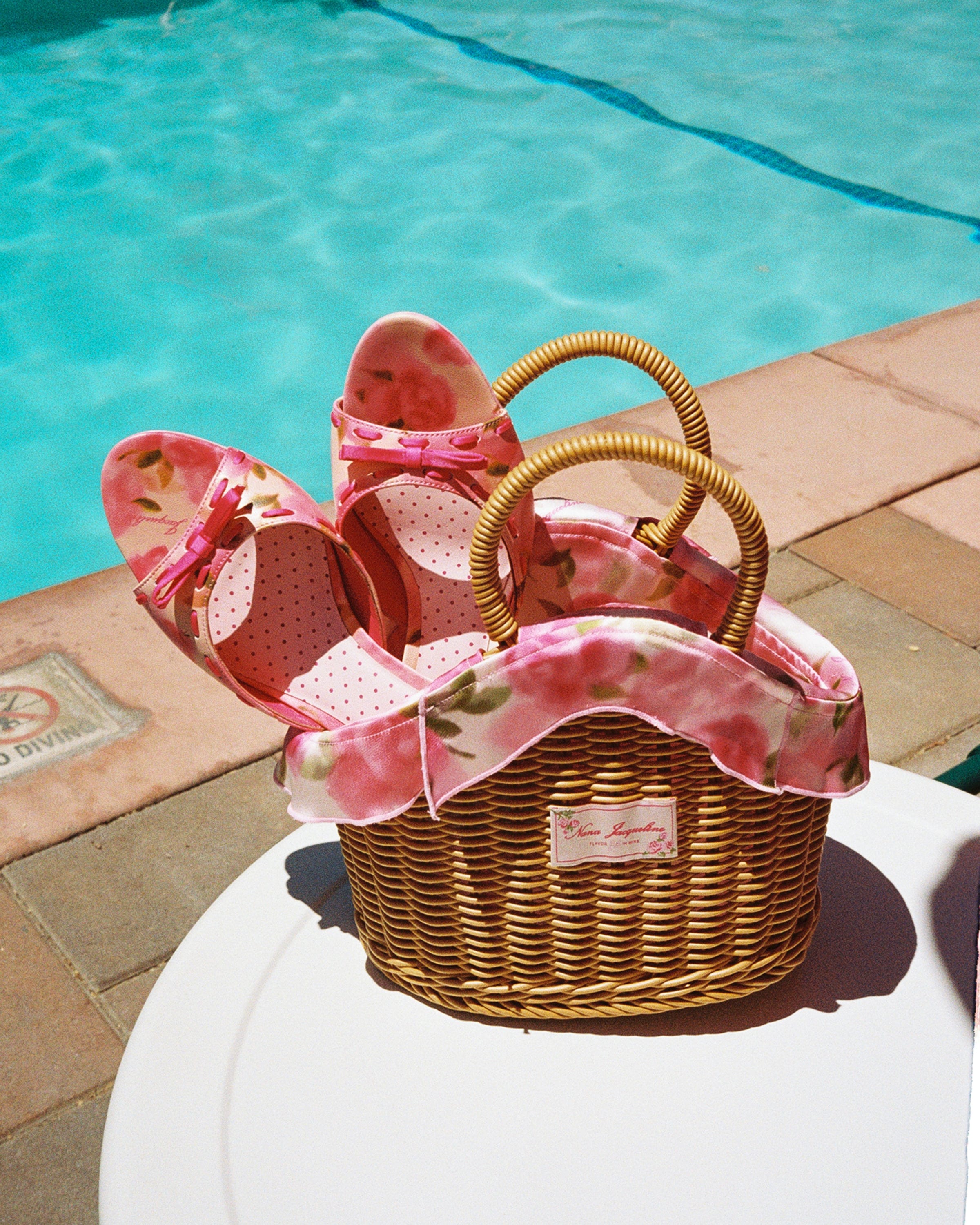 Paulina Bow Heels (Rose) (Final Sale) in Pink made by Nana Jacqueline