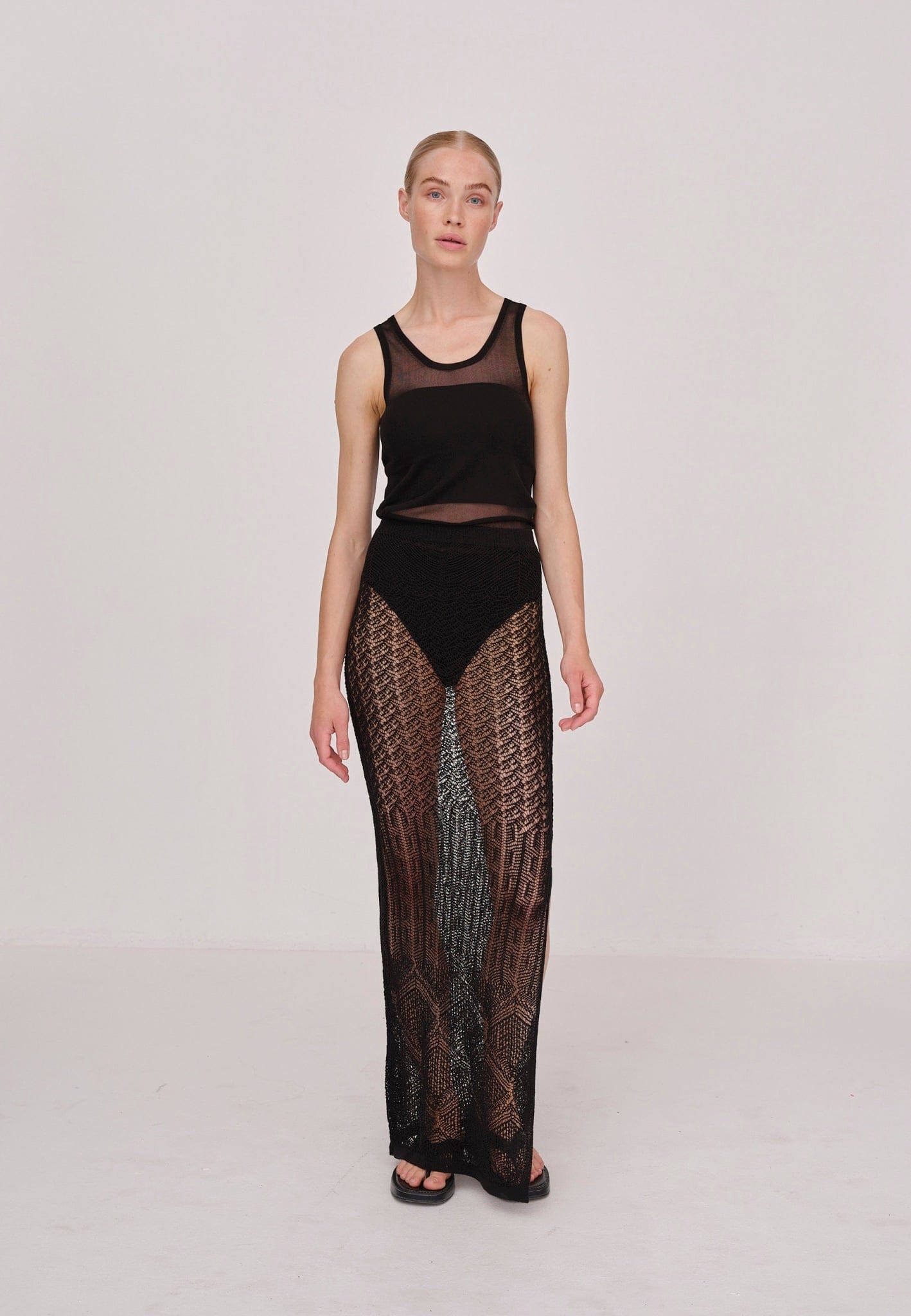 Tobias Knit skirt - Black made by HERSKIND