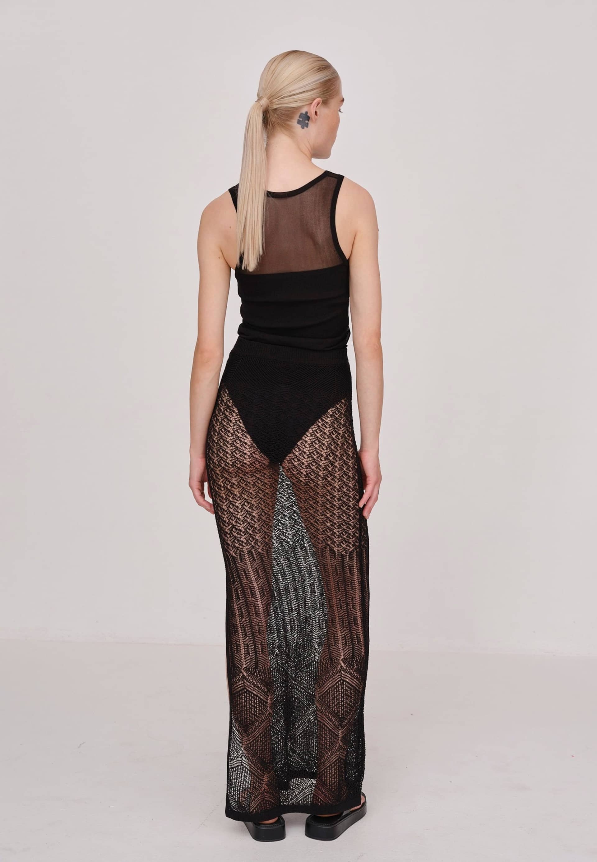 Tobias Knit skirt - Black made by HERSKIND