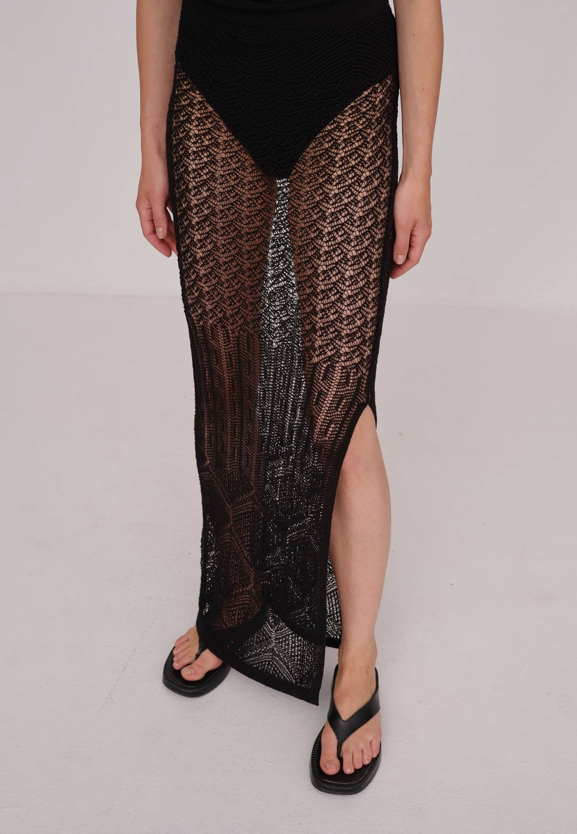 Tobias Knit skirt - Black made by HERSKIND