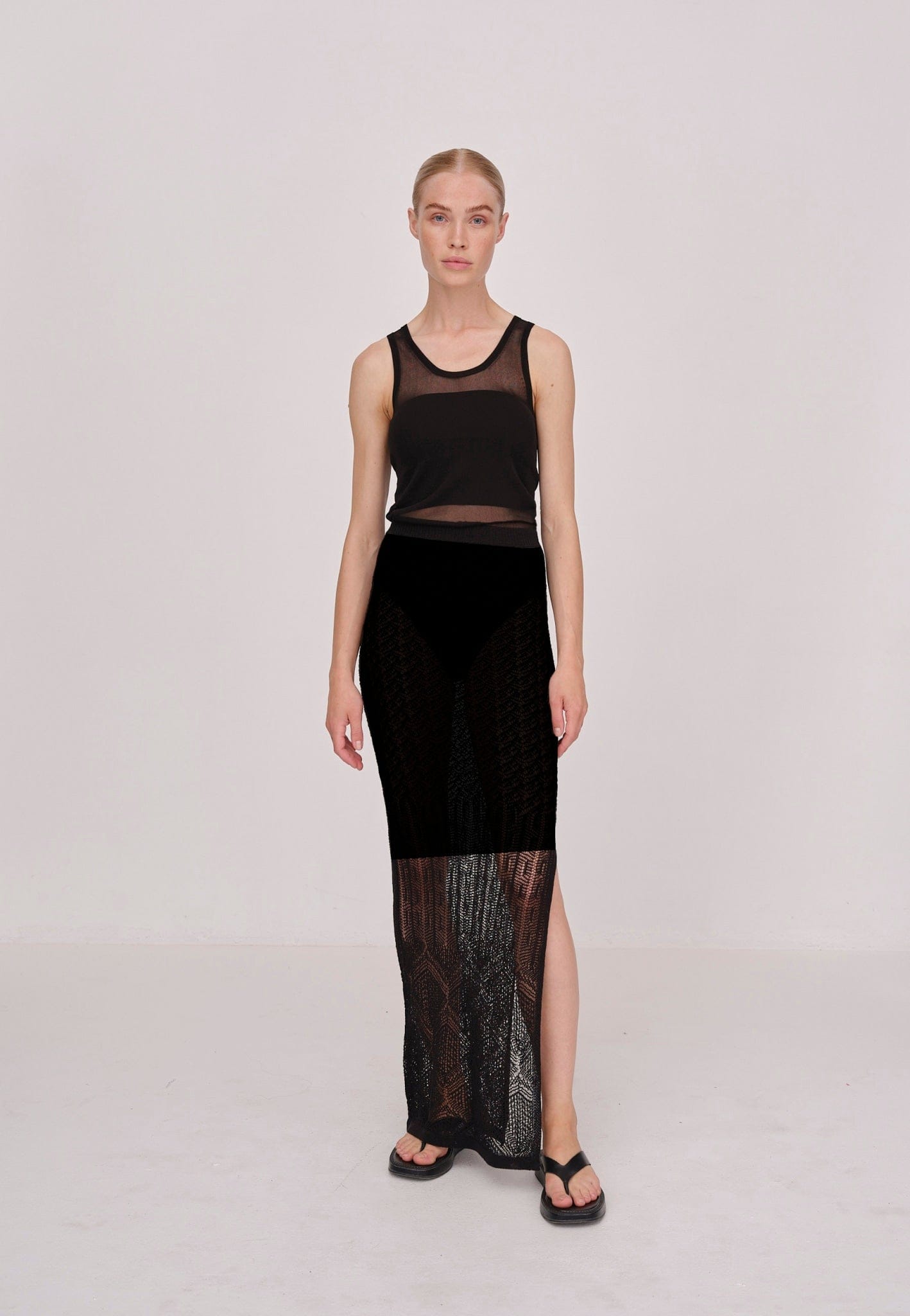 Tobias Knit skirt - Black made by HERSKIND