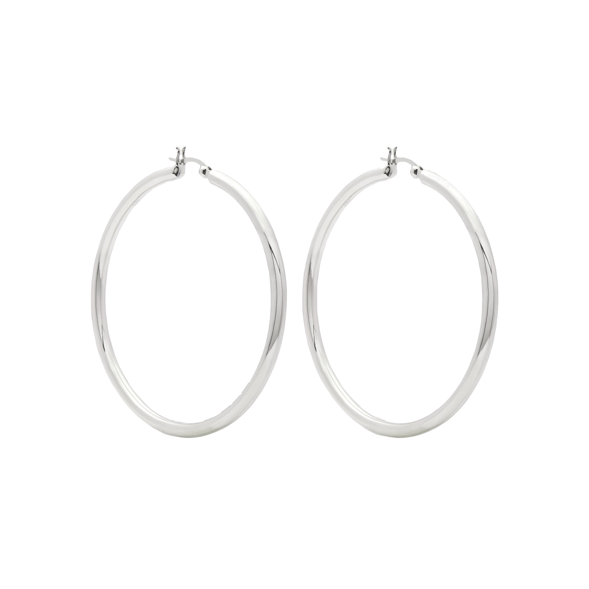 SIMP HOOP LARGE SILVER made by ENNUI