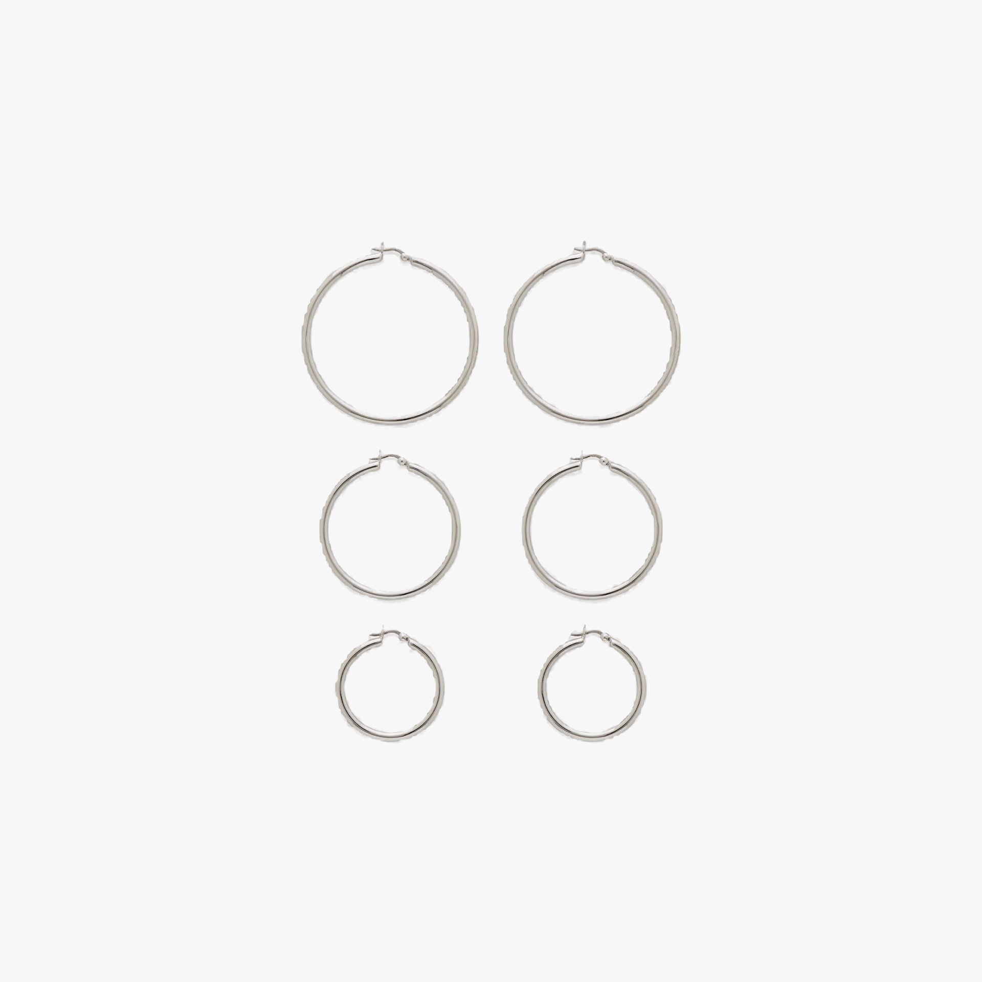 SIMP HOOP LARGE SILVER made by ENNUI