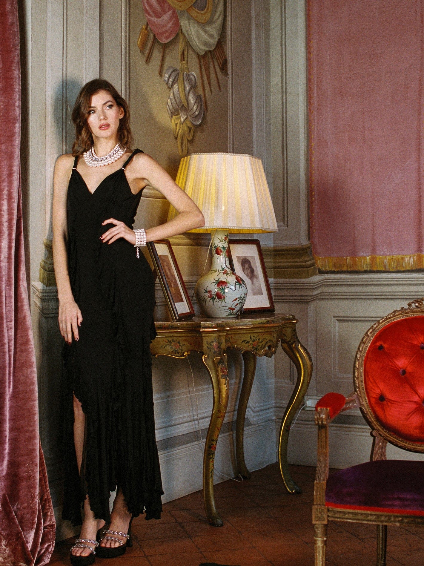 Rafaela Dress (Black) made by Nana Jacqueline