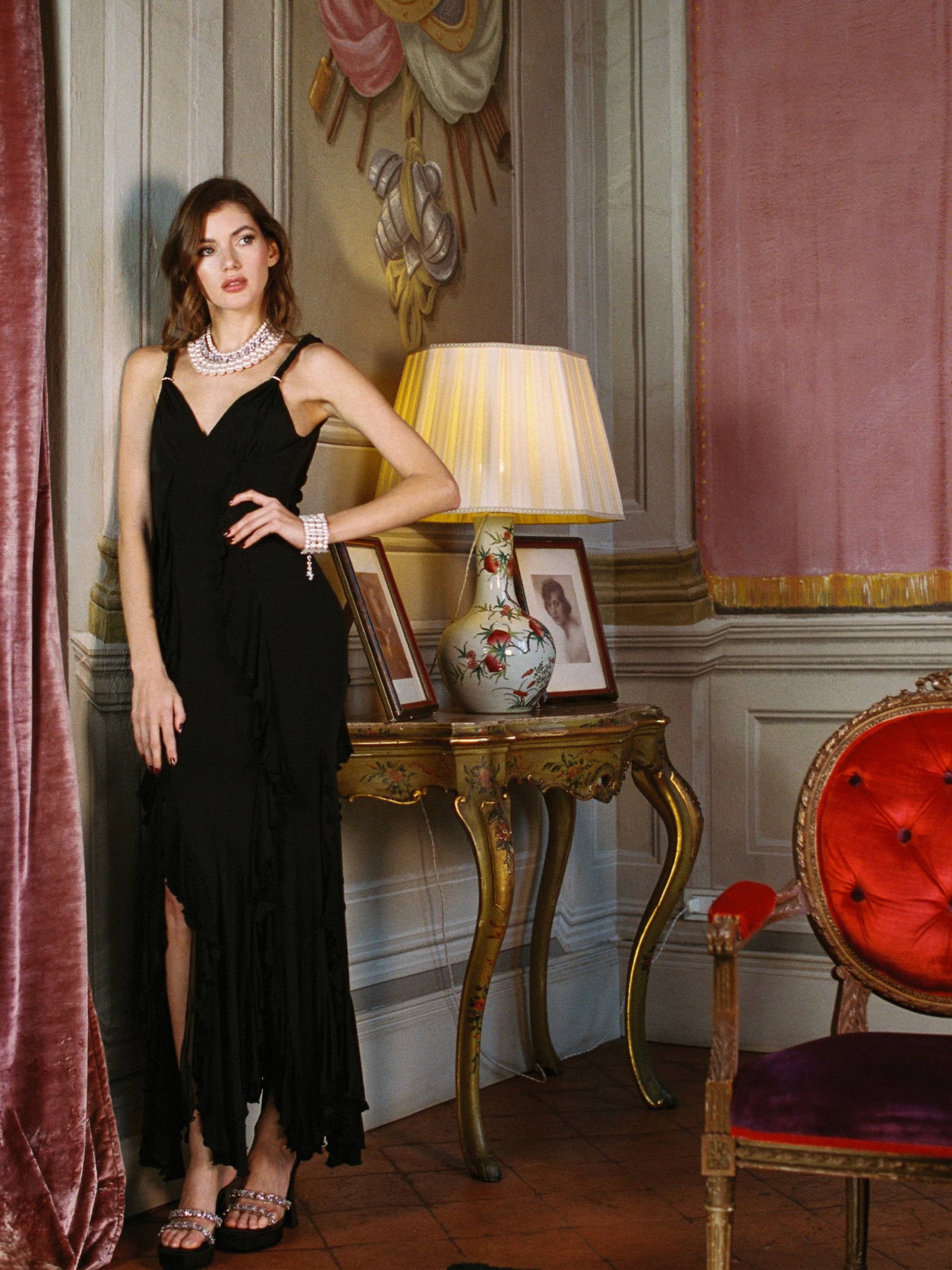 Rafaela Dress (Black) made by Nana Jacqueline