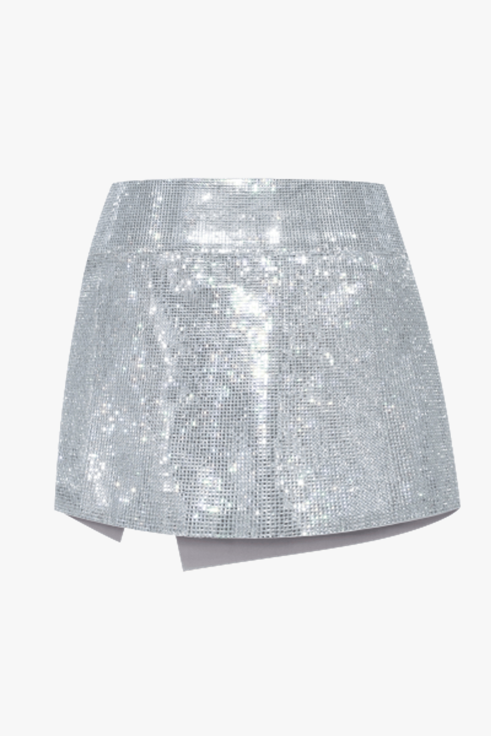 BARCODE MIRROR SKIRT made by NUÉ