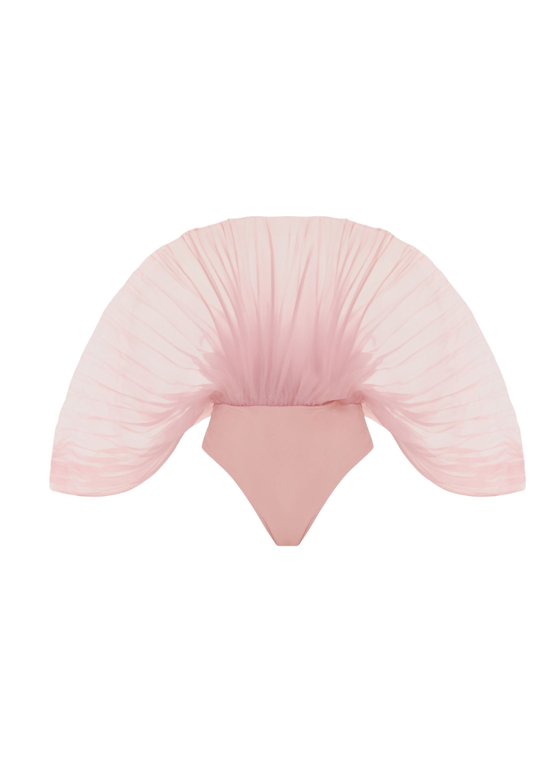 SOMBRA BODYSUIT - POWDER PINK made by Andrea Iyamah