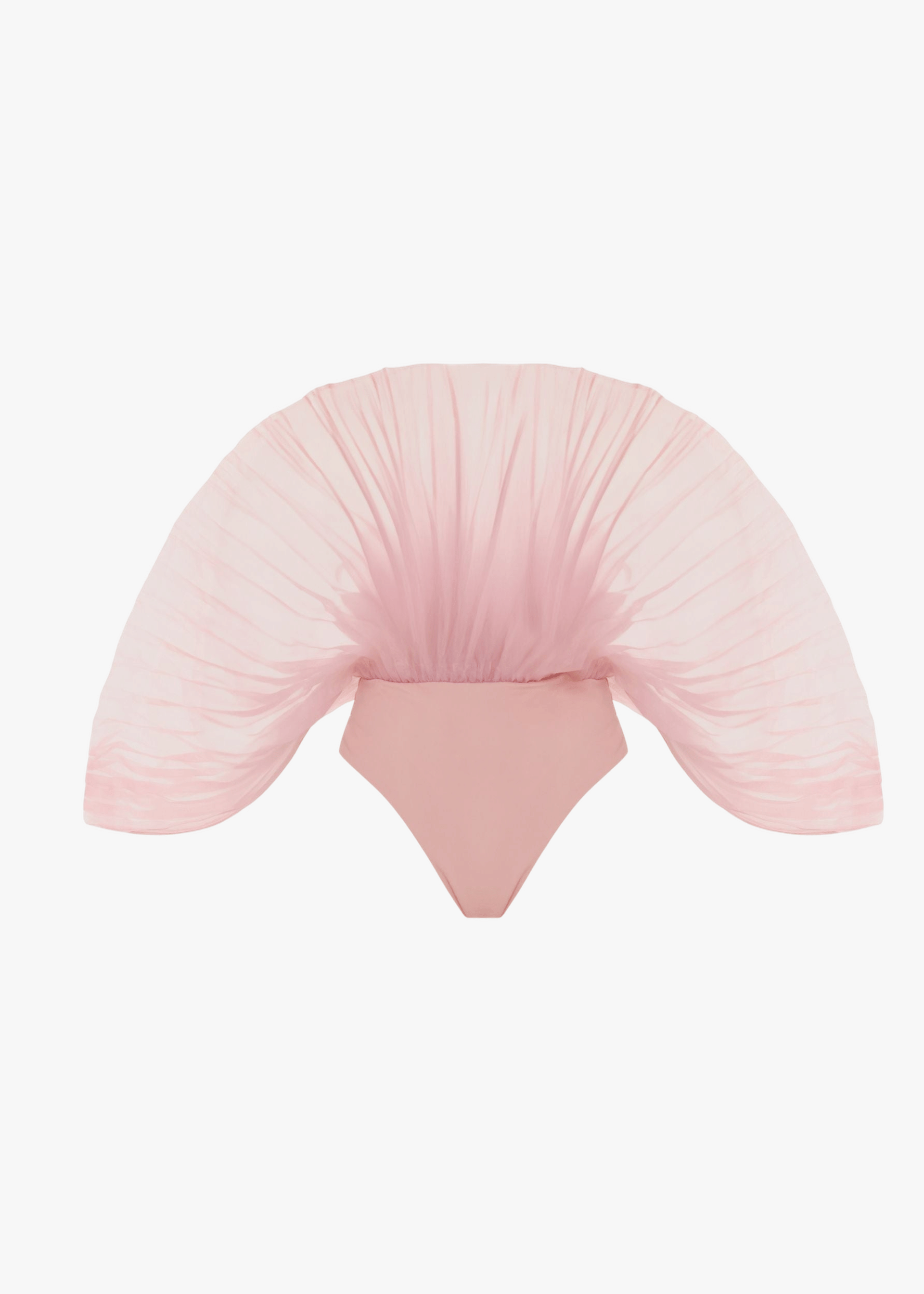 SOMBRA BODYSUIT - POWDER PINK made by Andrea Iyamah