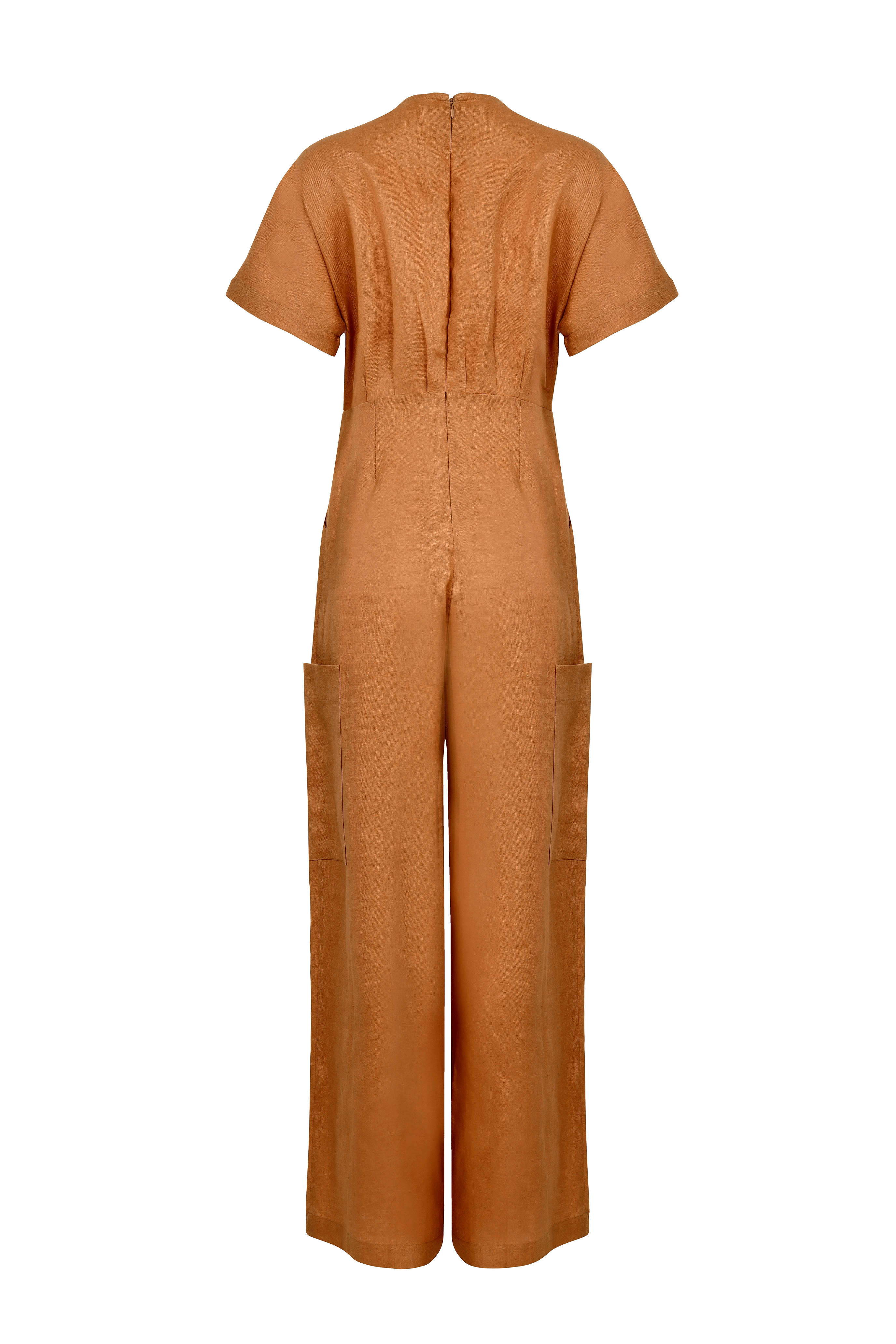 Paseo Linen Jumper - Miel made by Francesca Miranda