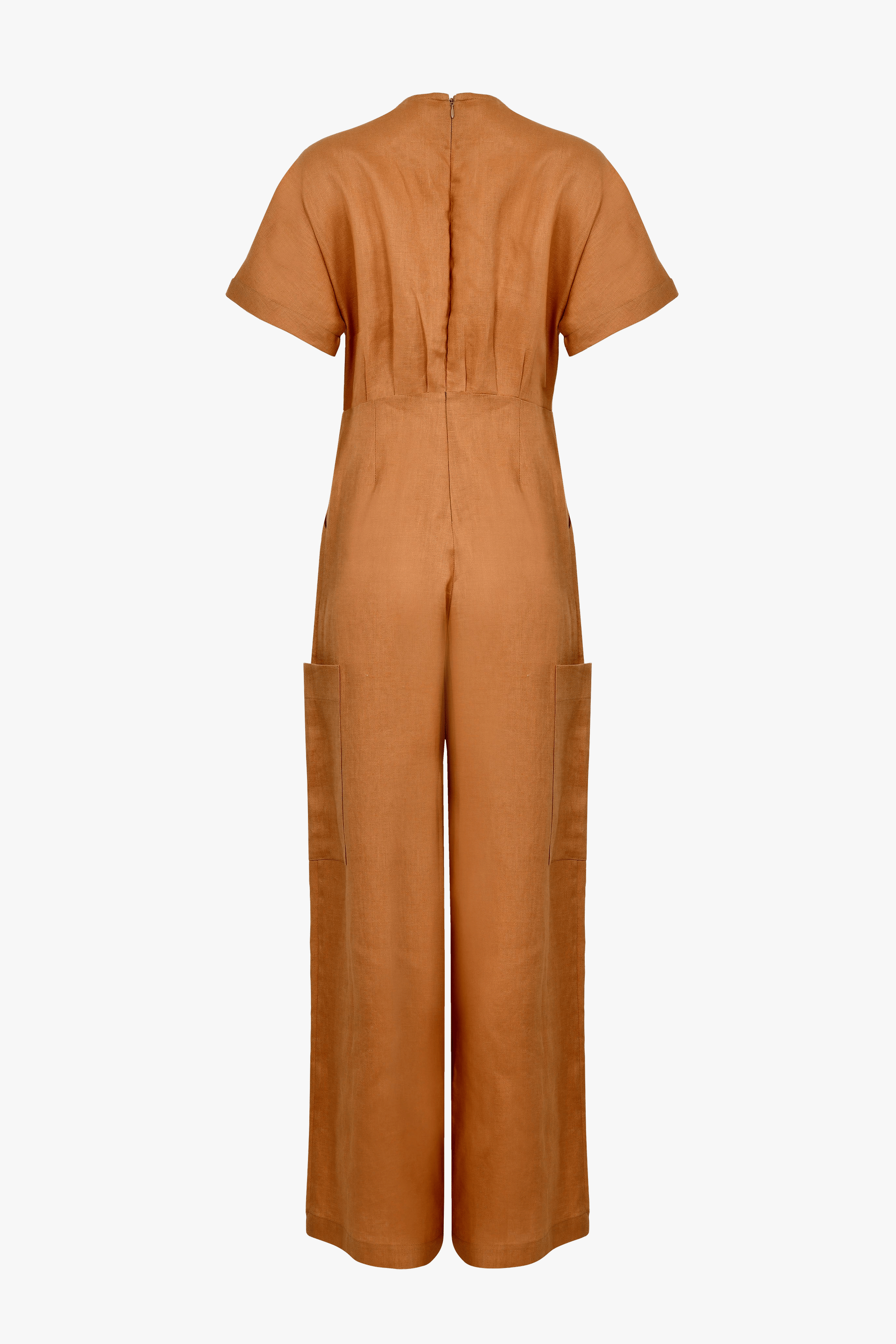 Paseo Linen Jumper - Miel made by Francesca Miranda