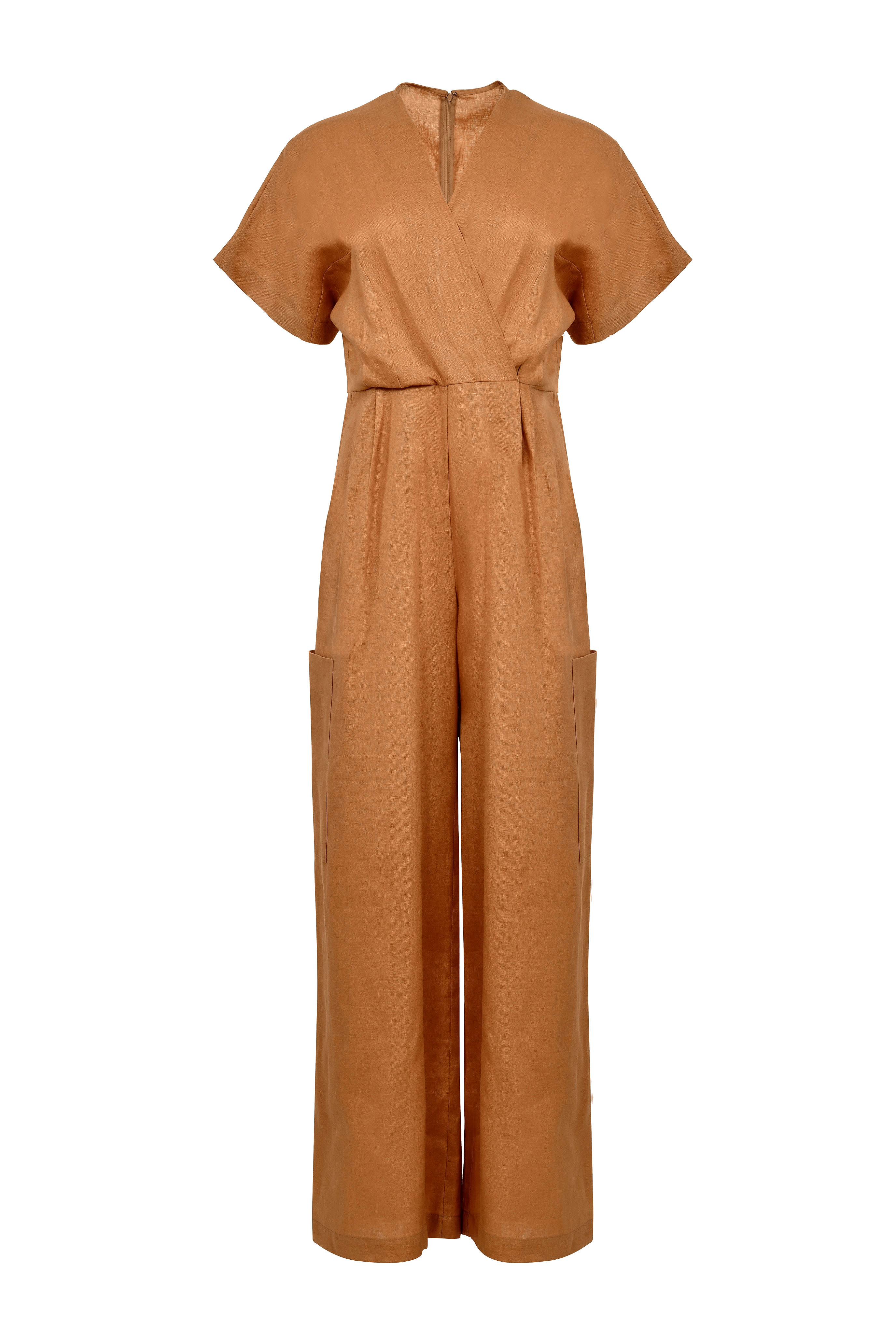 Paseo Linen Jumper - Miel made by Francesca Miranda