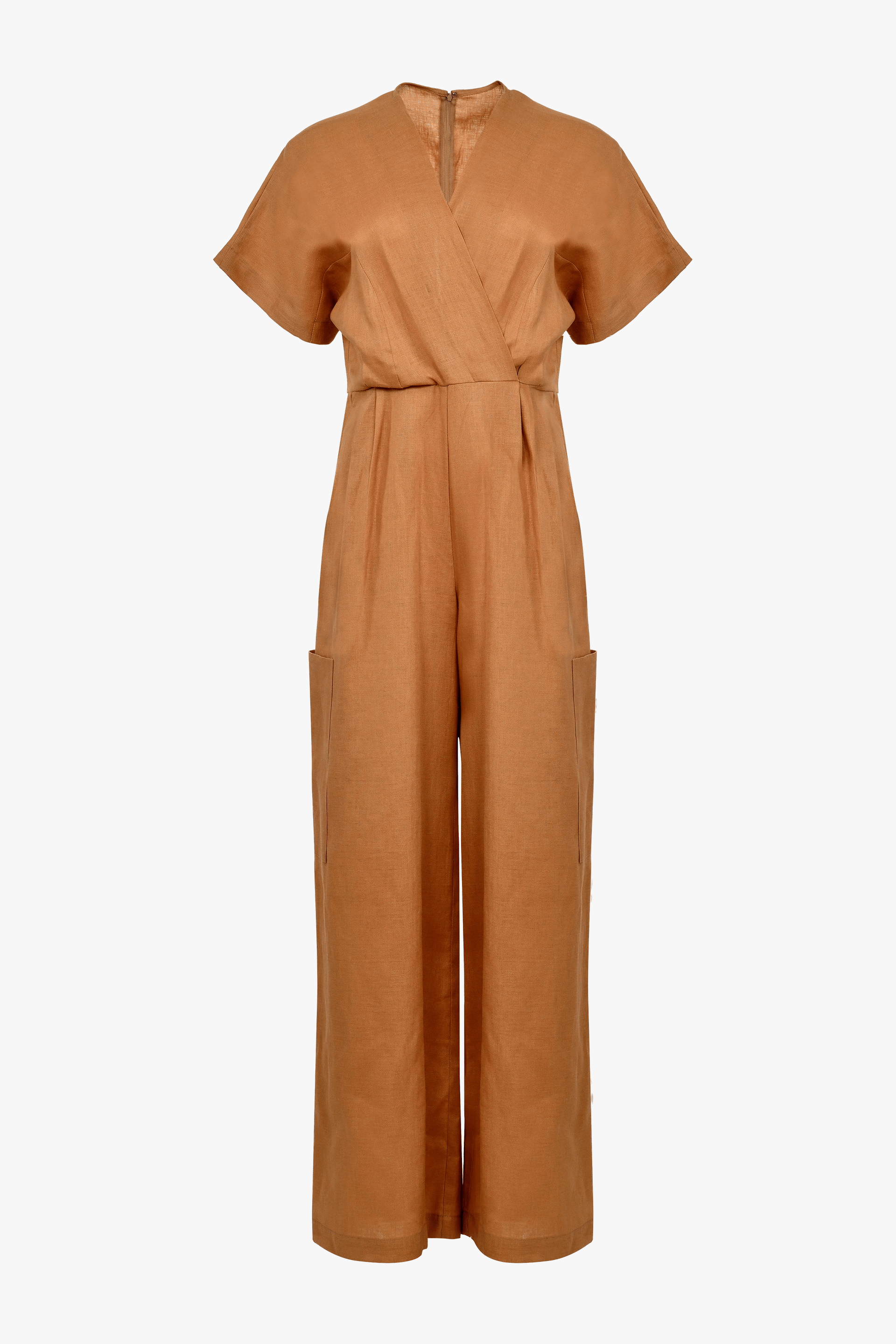 Paseo Linen Jumper - Miel made by Francesca Miranda