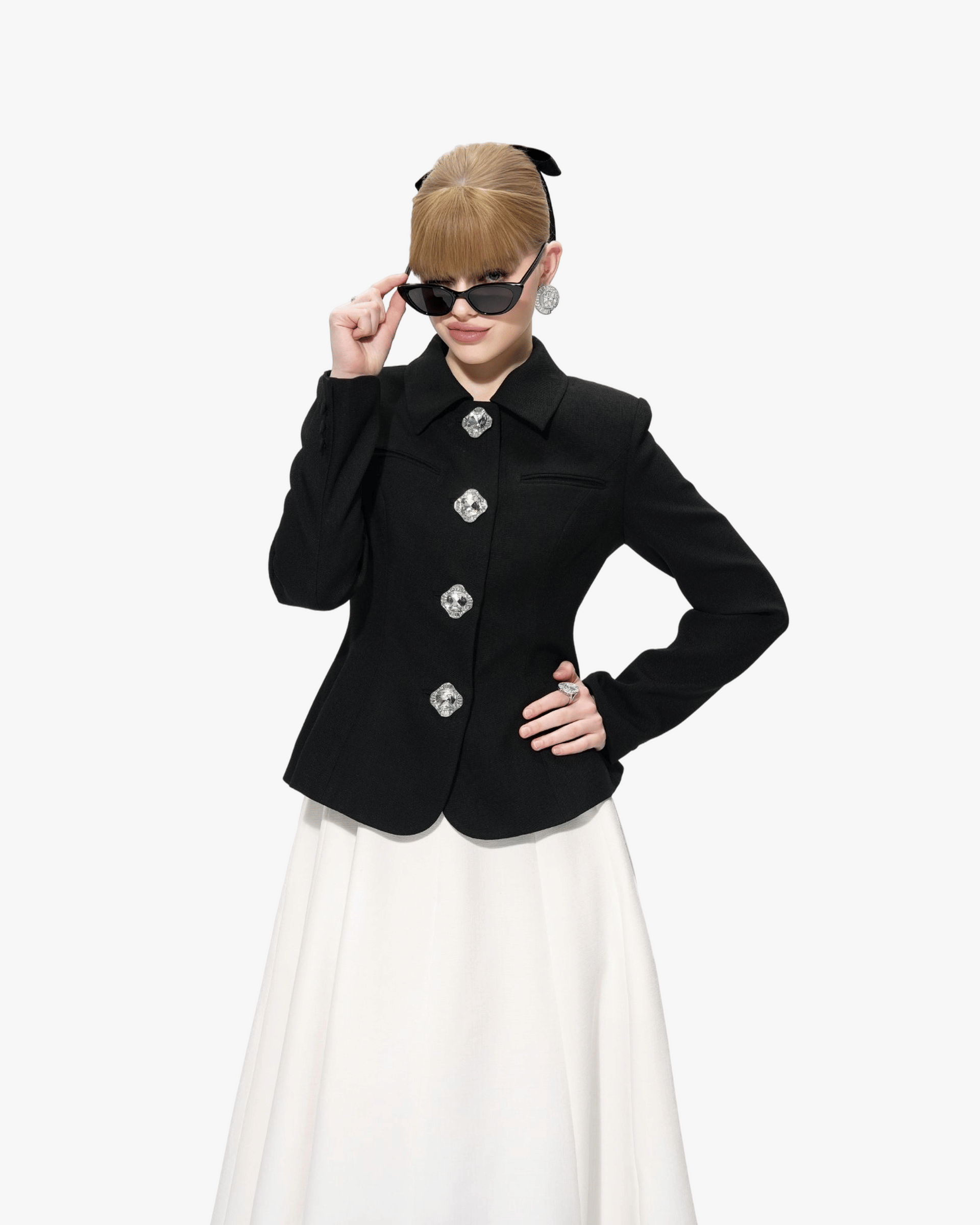 Vanessa Blazer (Black) made by Nana Jacqueline